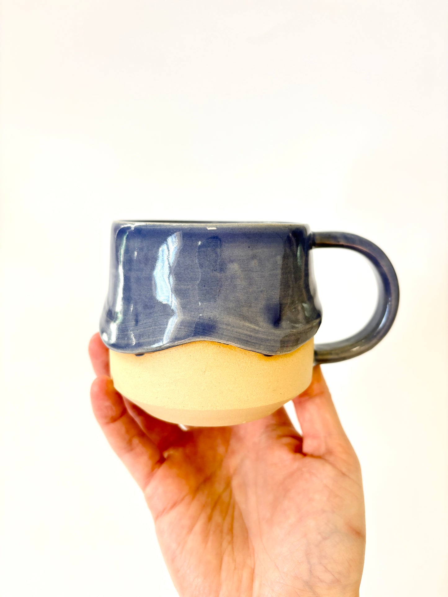 Ceramic "Drippy" Mug - Royal Blue