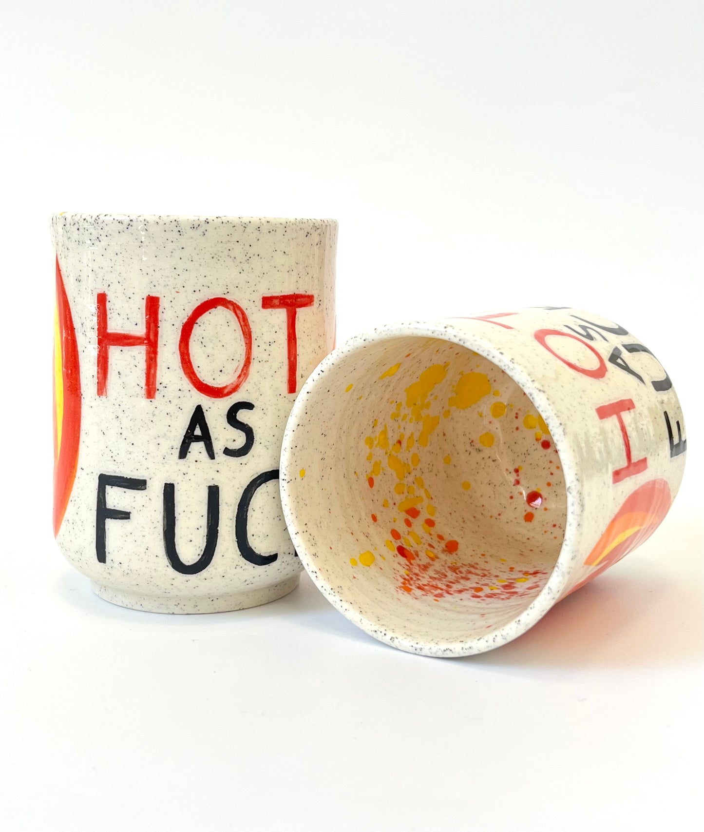 Ceramic Cup by Studio Soph - "Hot as Fuck"