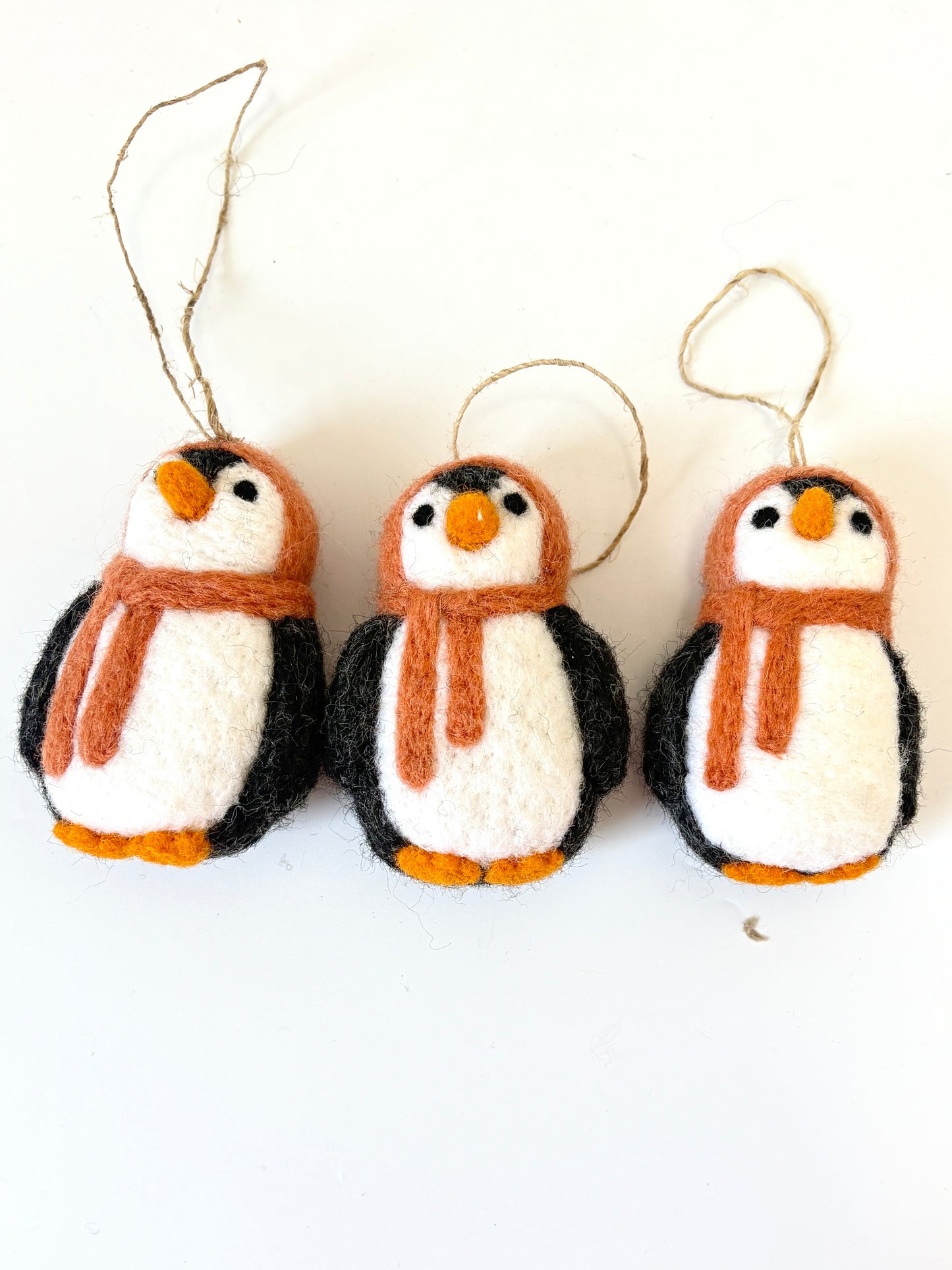 NEW Felted Penguin - Rust