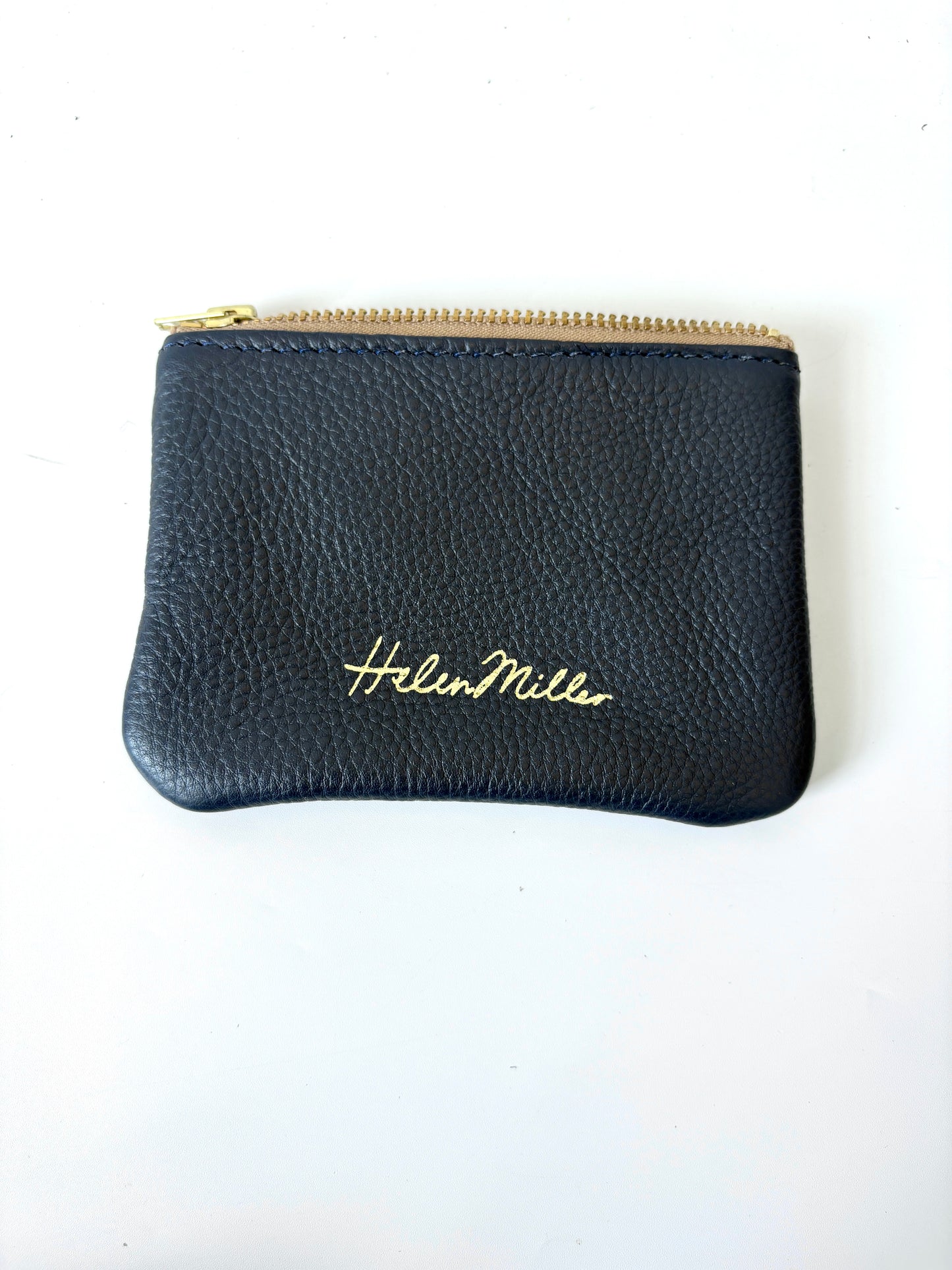 Zip Clutch - 20cm - Navy