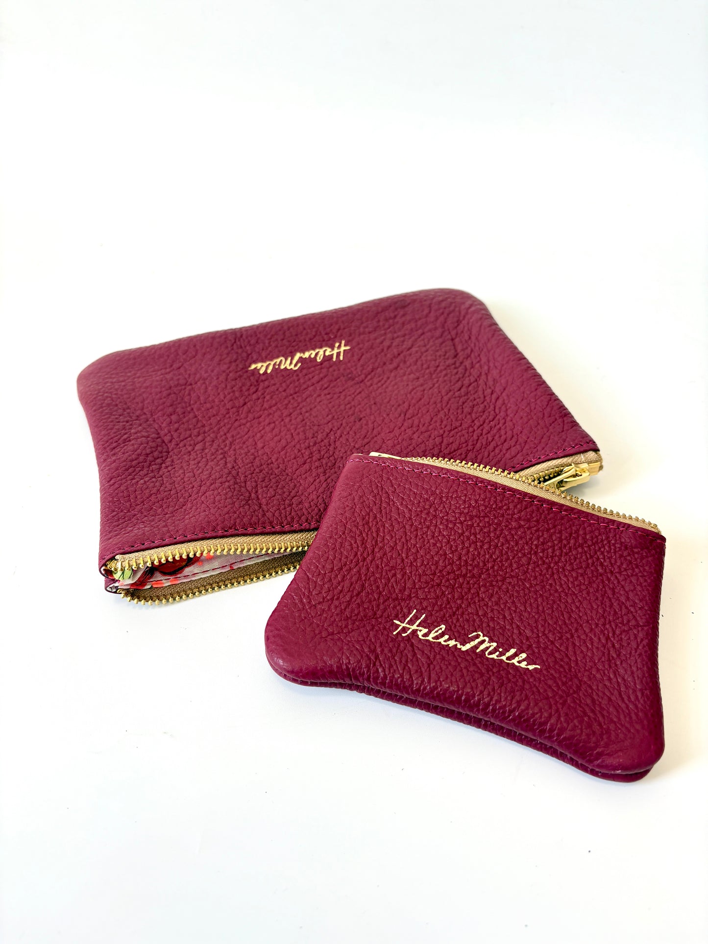 Coin Purse - 12cm - Raspberry