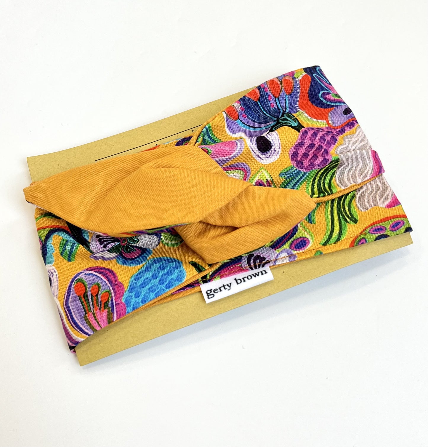 Girlband - Mustard Vibrant Florals / Mustard