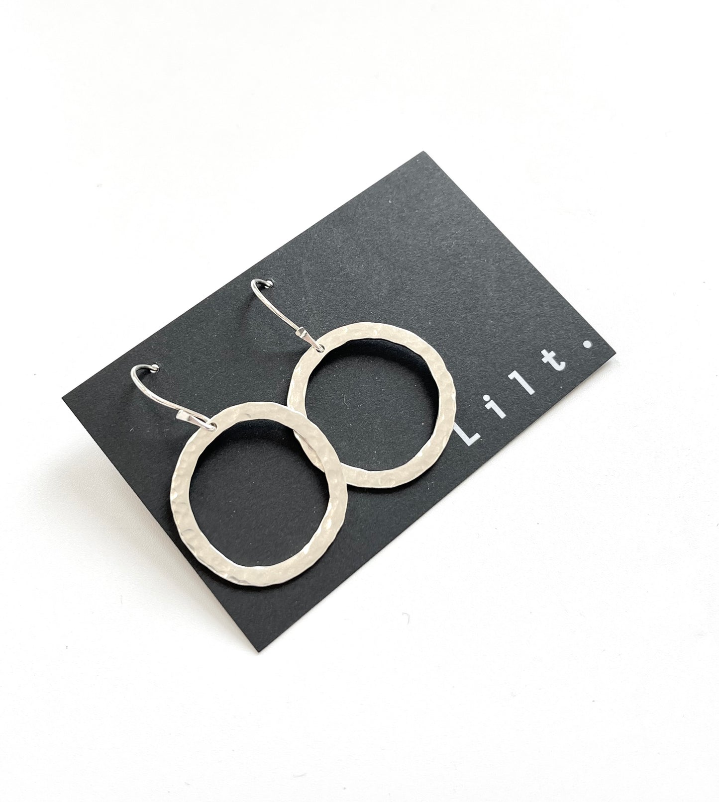 Textured Circle on Hoops (#38)