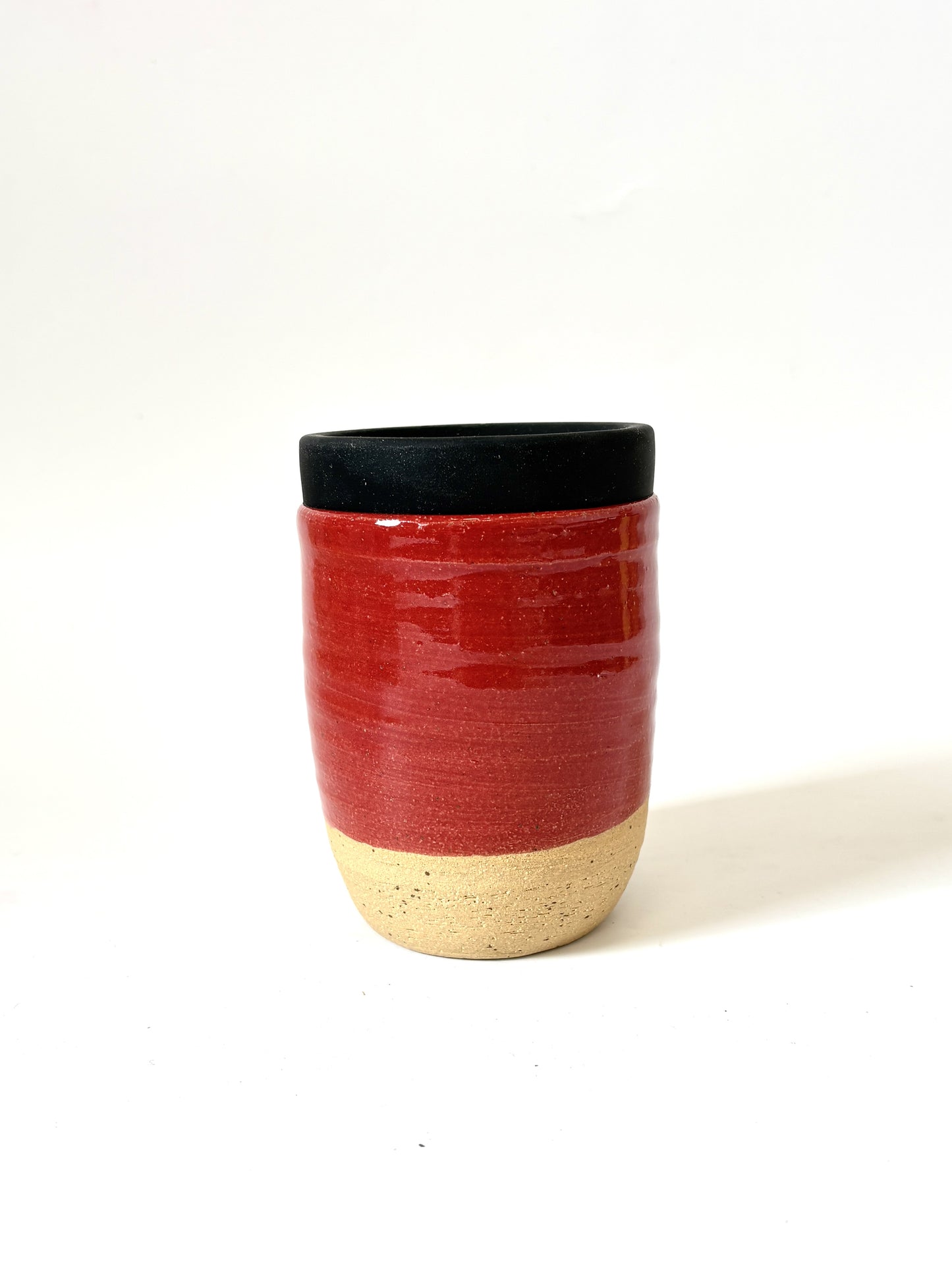 Ceramic Takeaway Cup - Red
