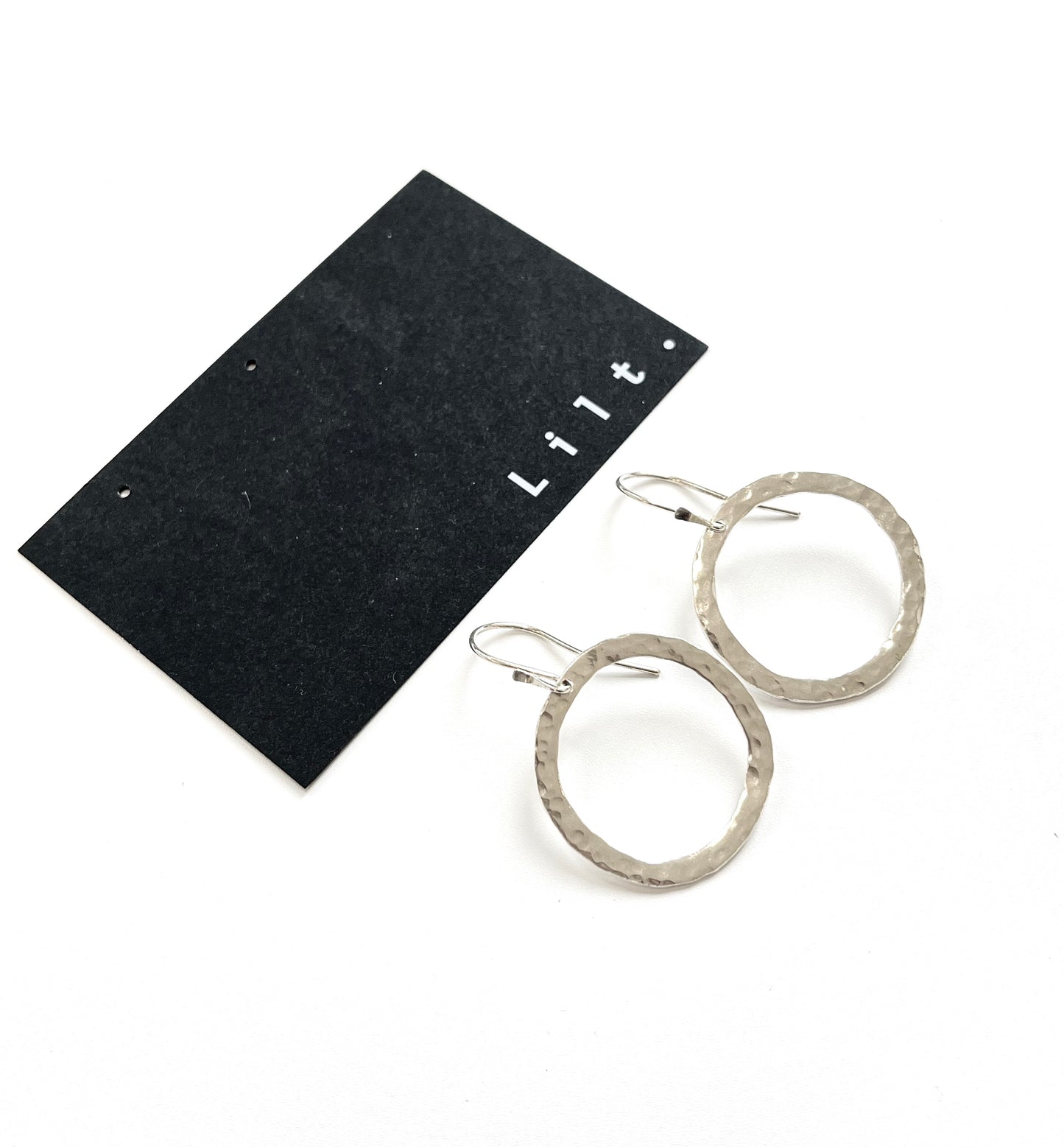 Textured Circle on Hoops (#38)