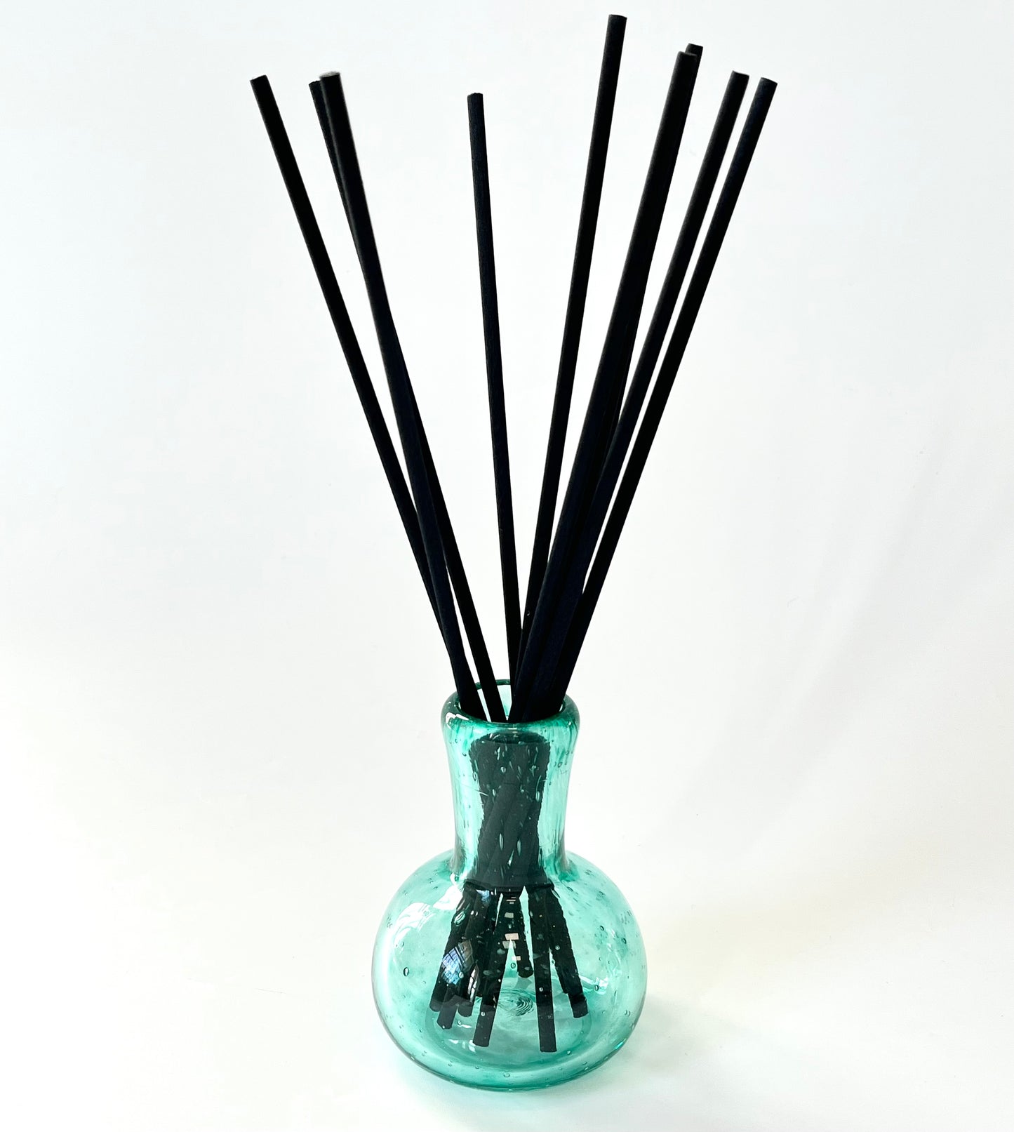 Handblown Glass Diffuser/Vase - Aqua