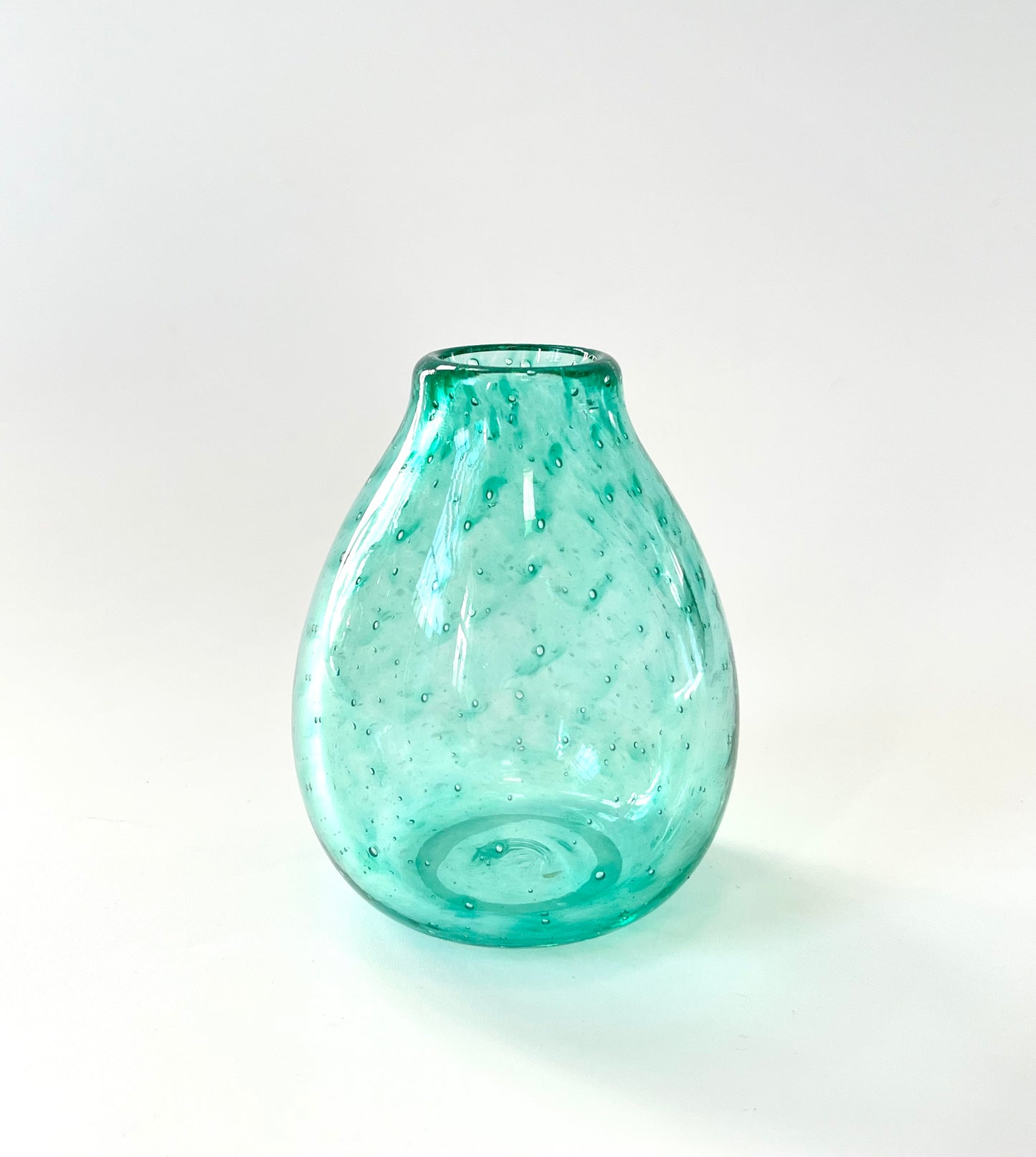 Handblown Glass Diffuser/Vase - Aqua
