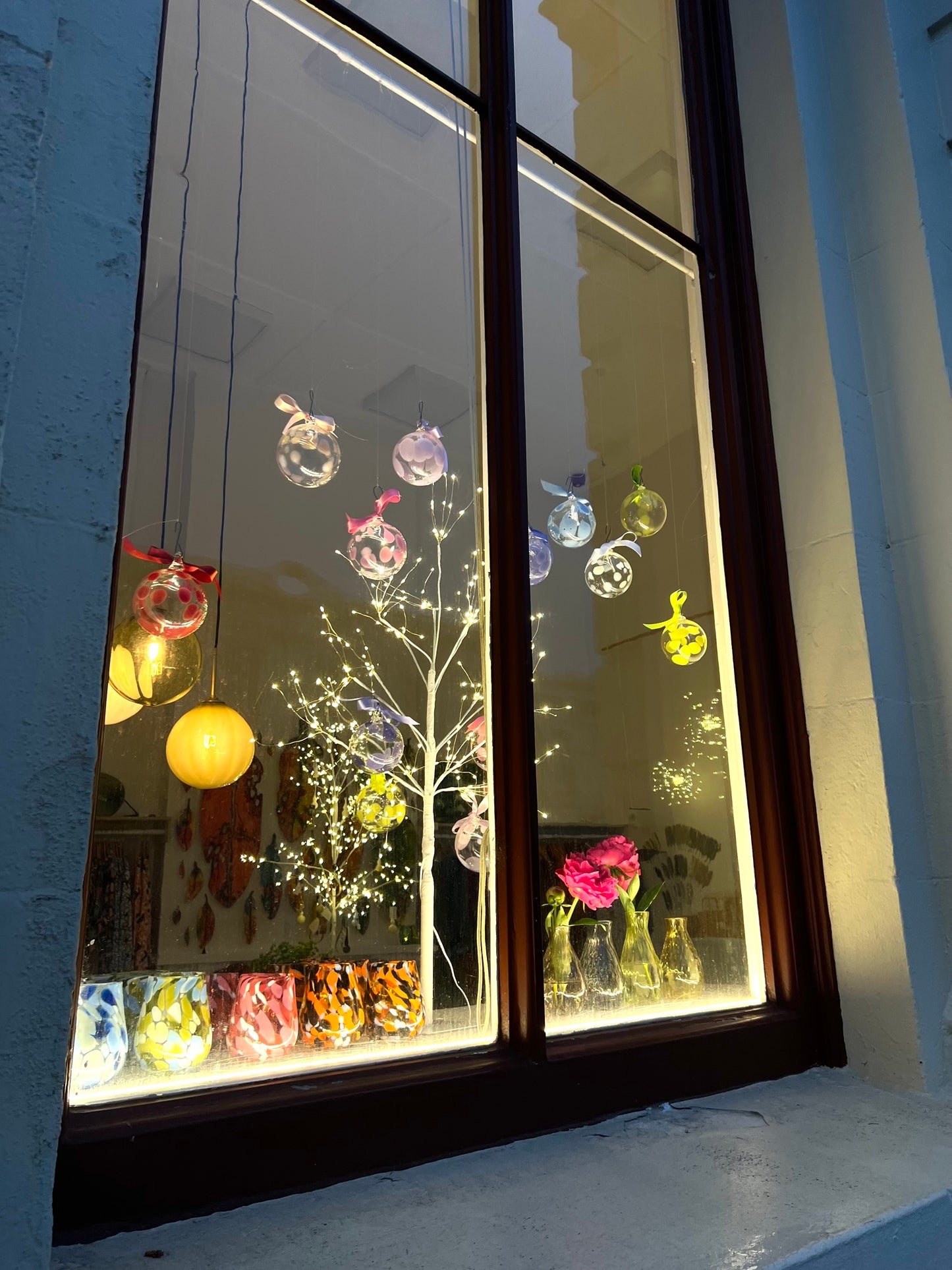 Handblown Glass Bauble - Champagne
