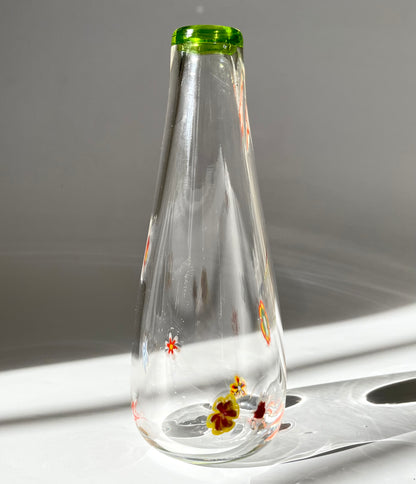 Handblown Glass "Betsy" Bud Vase - Green