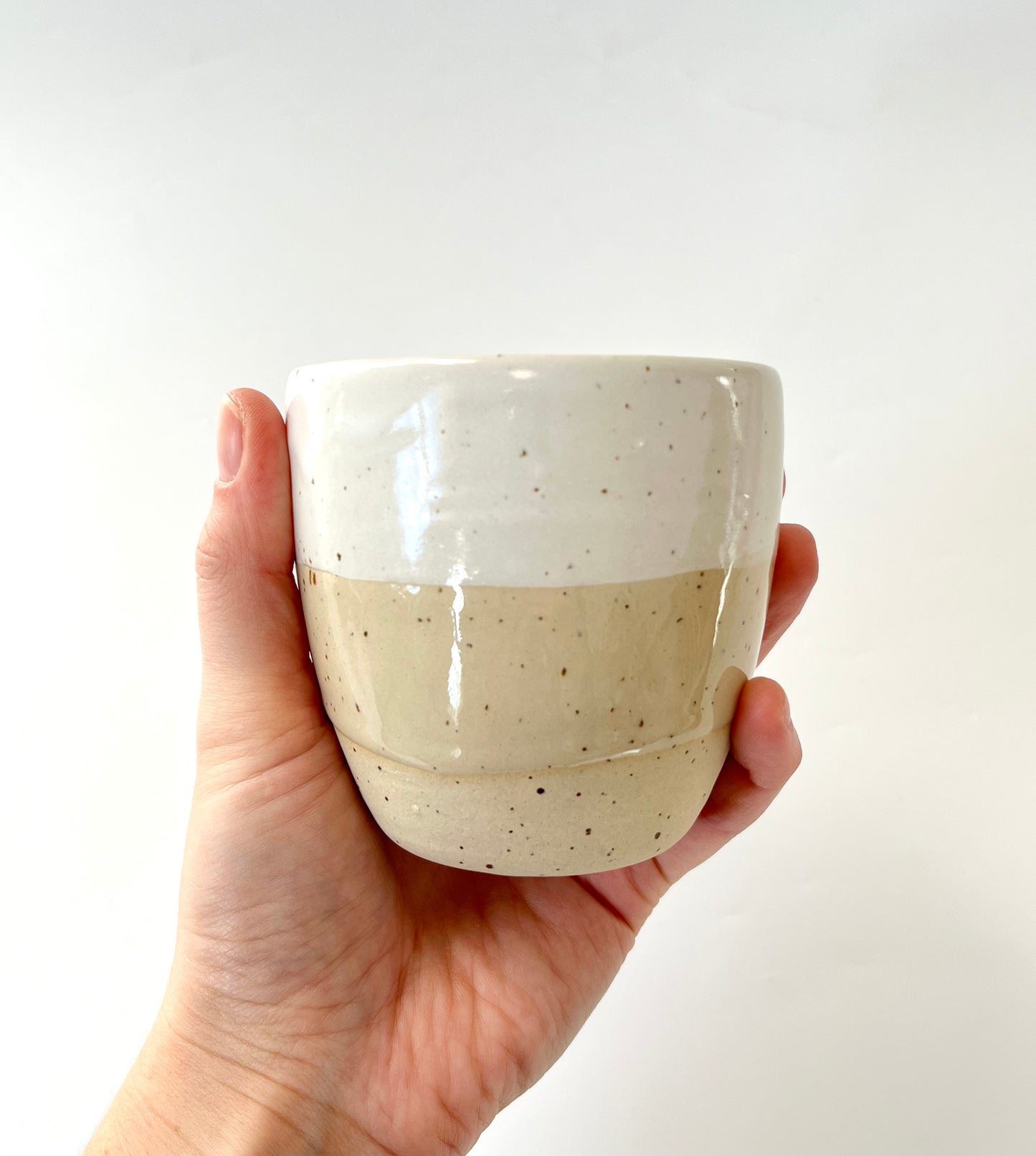 Ceramic Coastal Cup - White