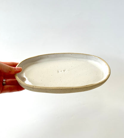 Ceramic Tray - Small - White