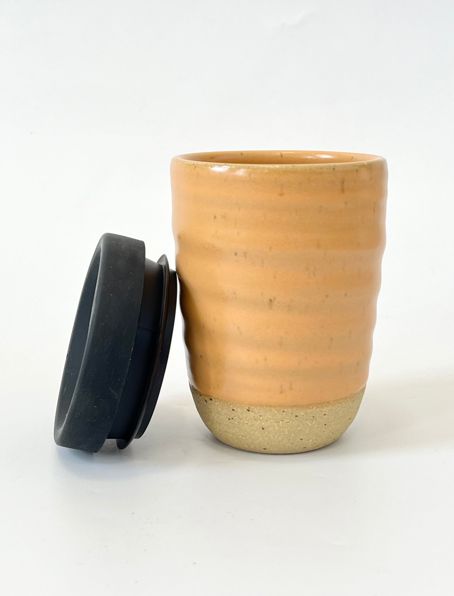 Ceramic Takeaway Cup - Peach