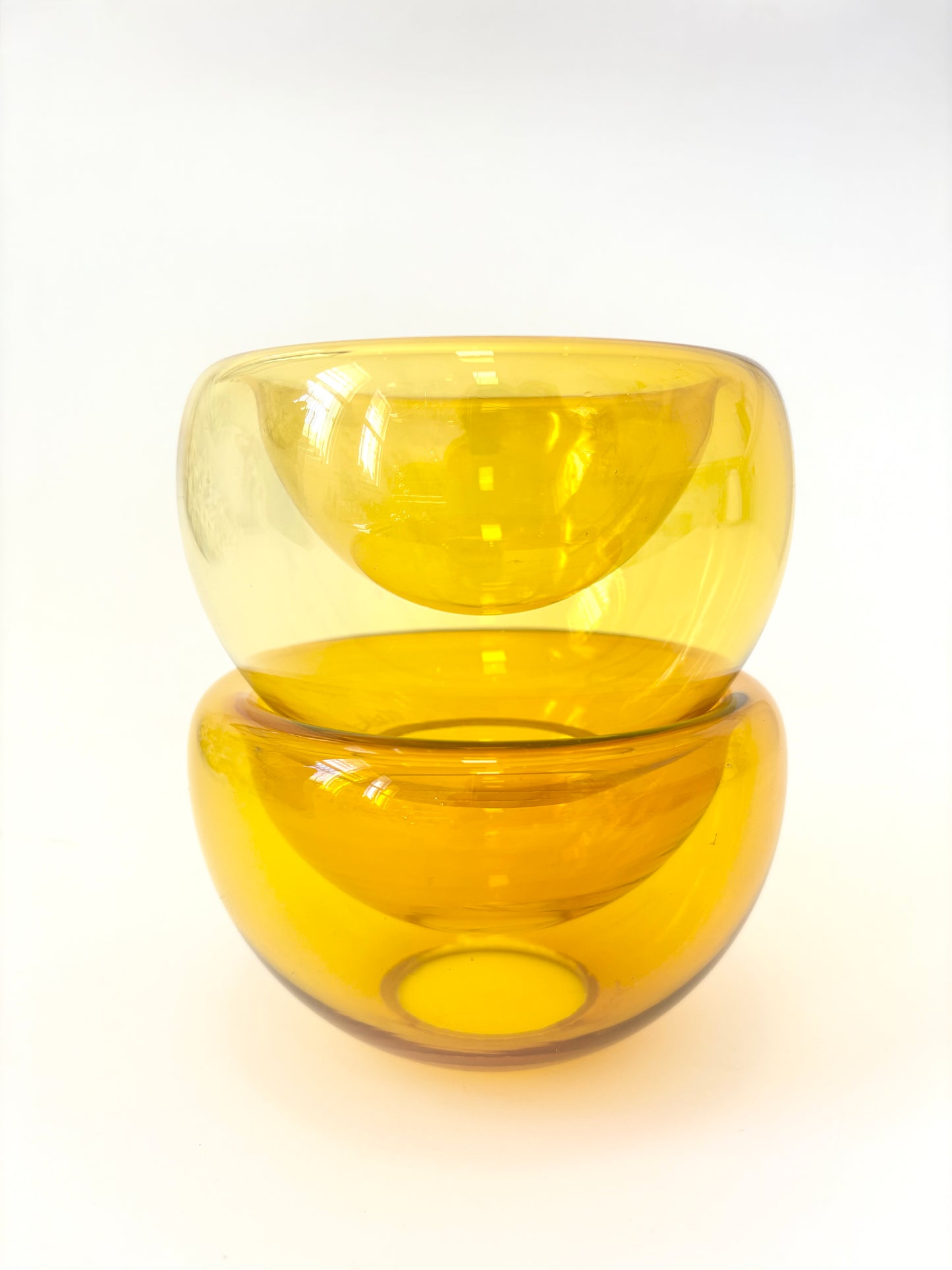 Handblown Glass Mini "Fulvio" Bowl - Brilliant Gold