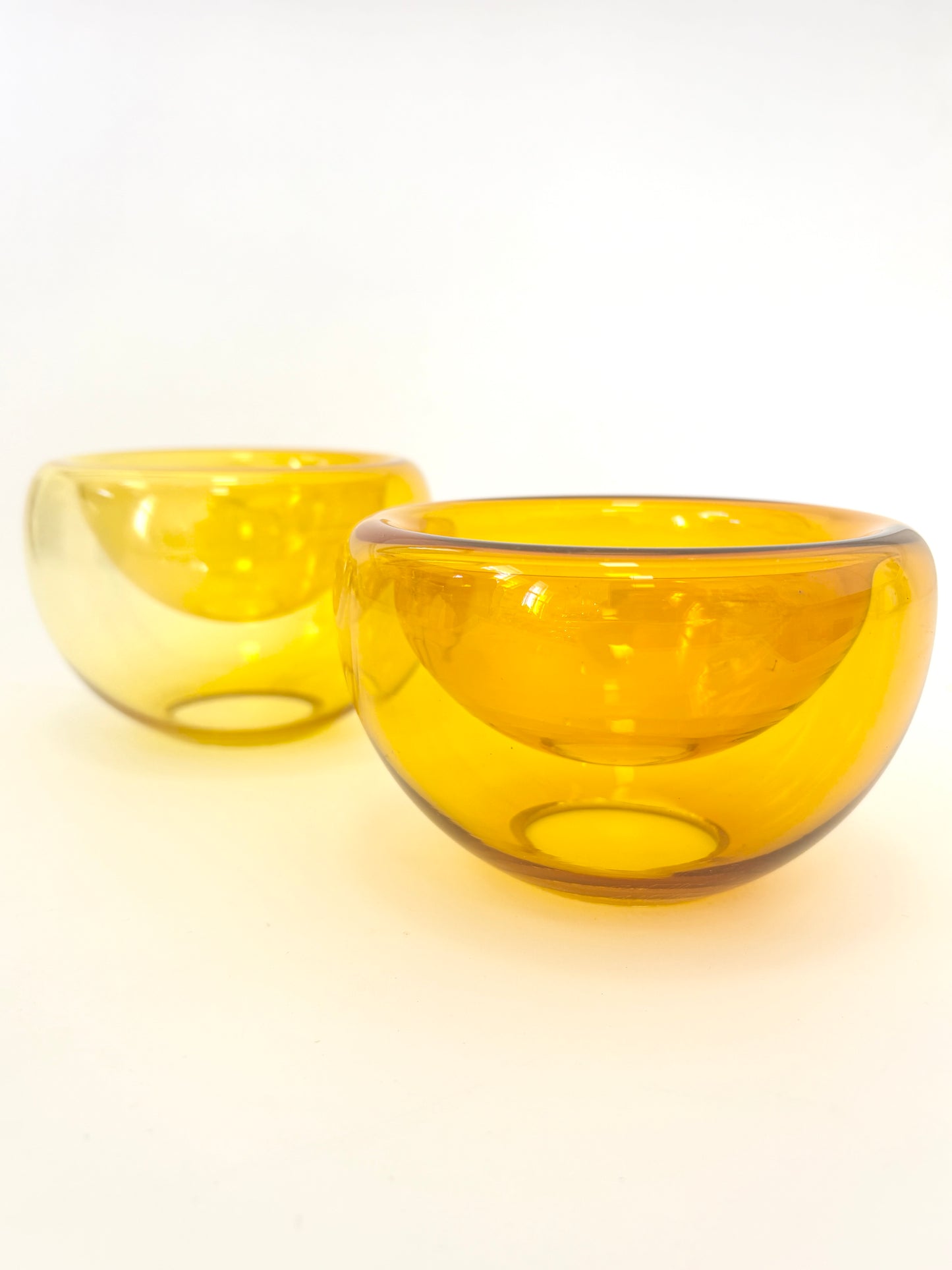 Handblown Glass Mini "Fulvio" Bowl - Brilliant Gold