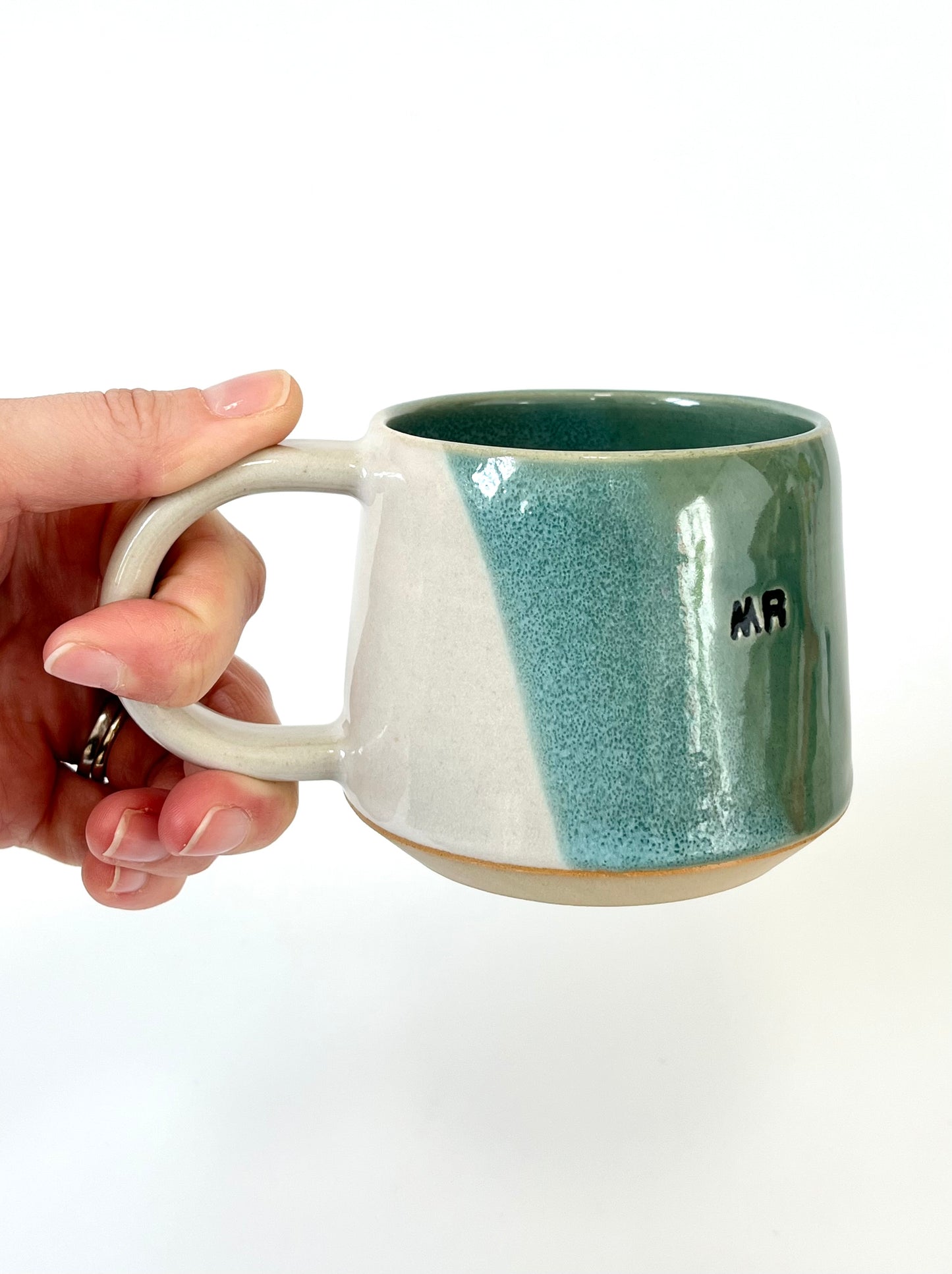 Couples Cups "Mr." Mug - Teal Green