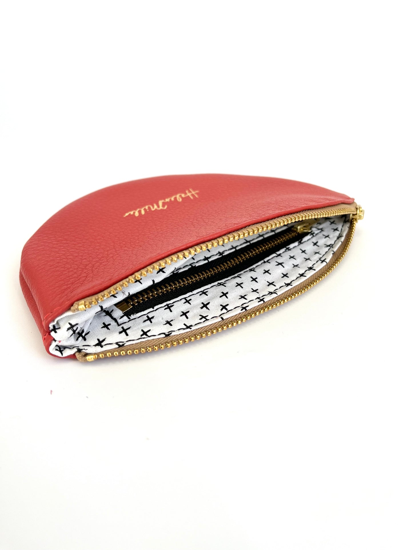 Curved Purse - Coral