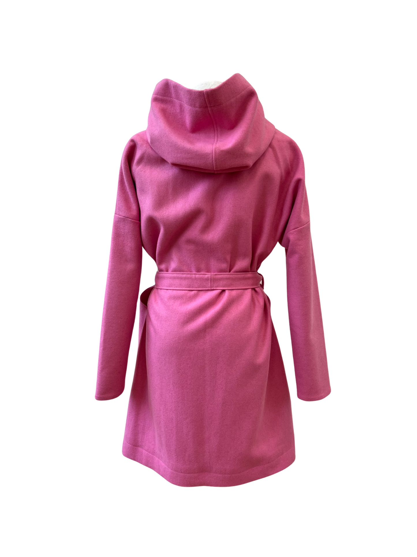 "Tiggy" Wool Blend Coat - Candy Pink
