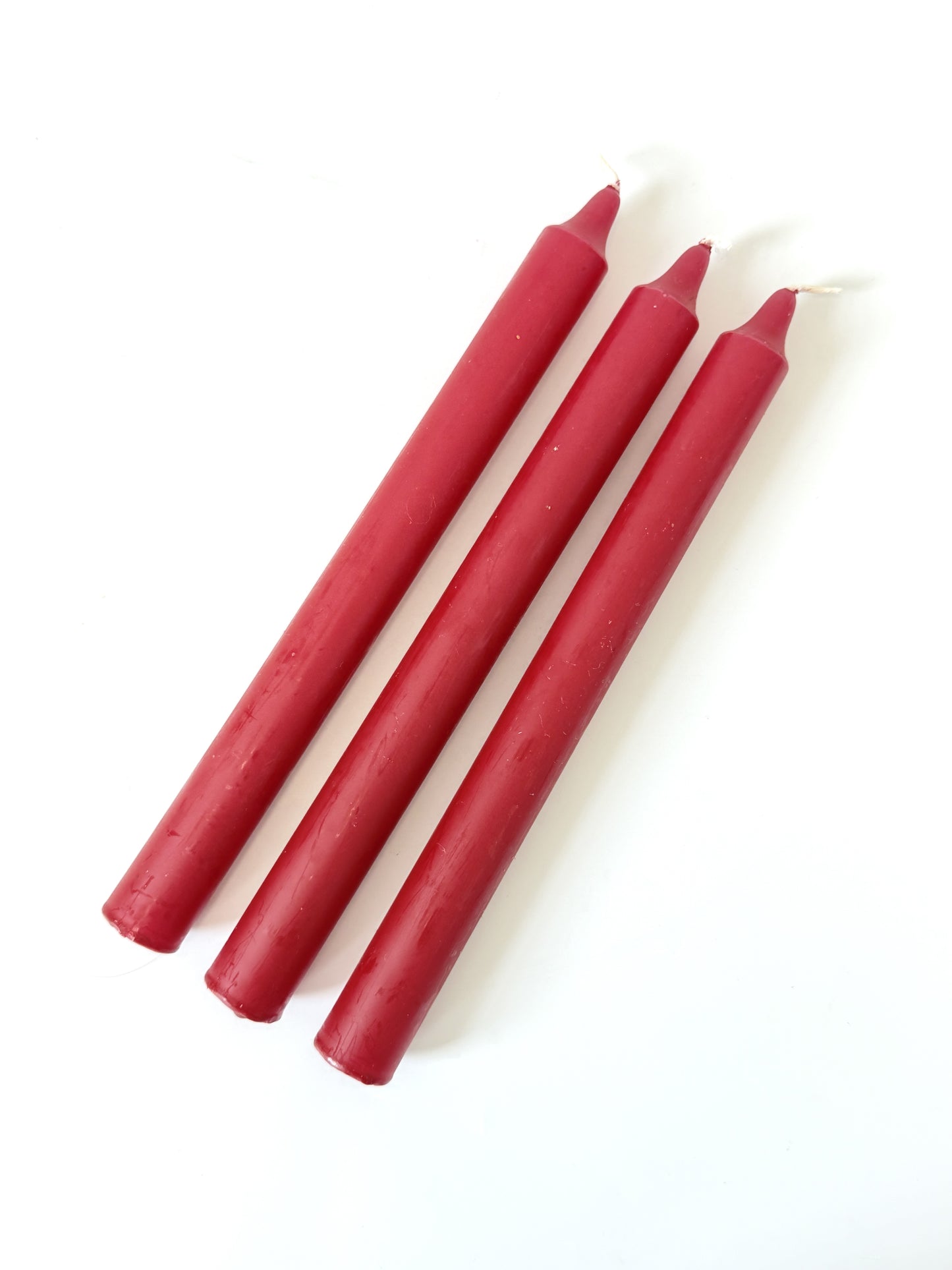 Cherry Coloured Candle - 240mm