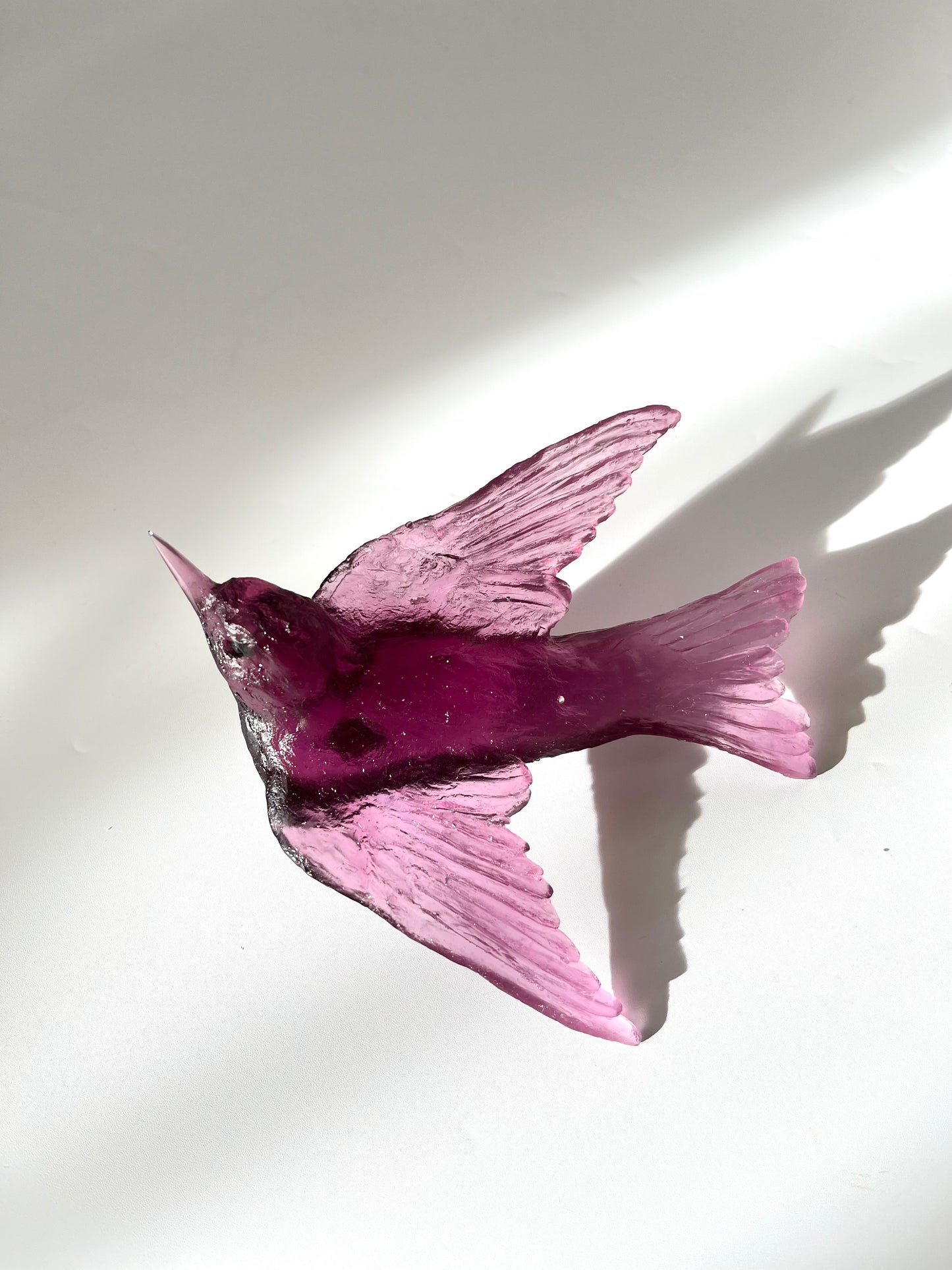 Swallow / Warou - Gold Amethyst