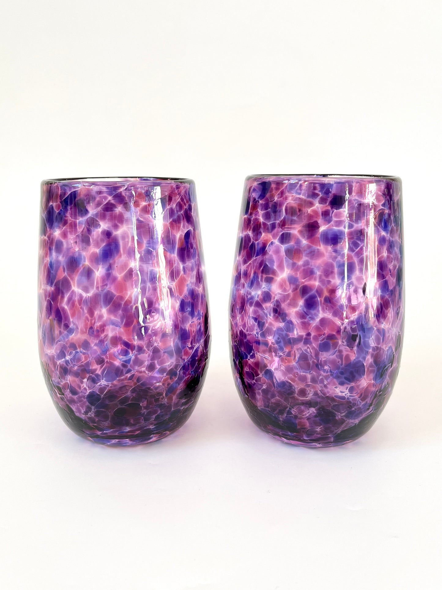 Handblown Glass Tumbler - Violet