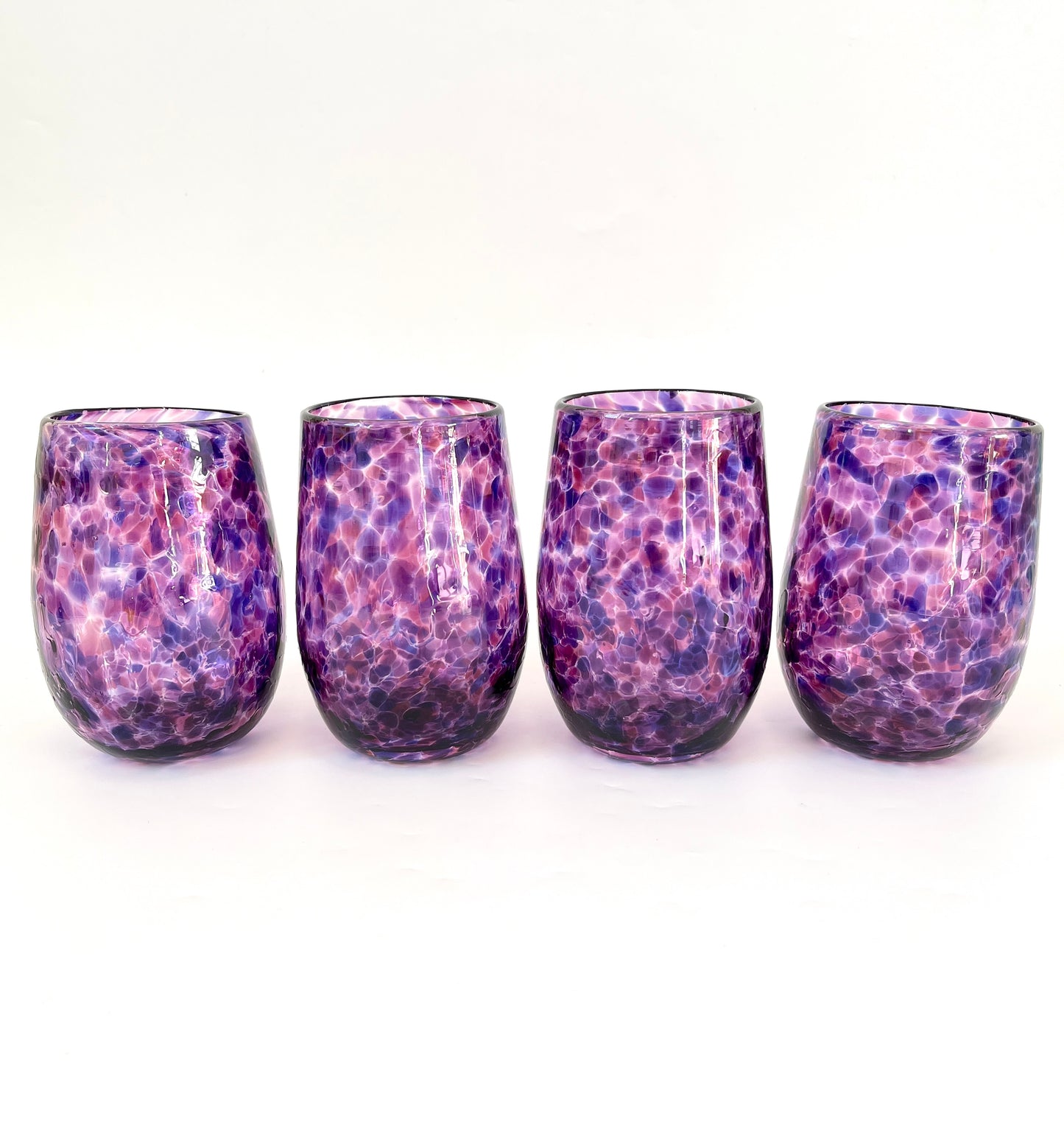 Handblown Glass Tumbler - Violet