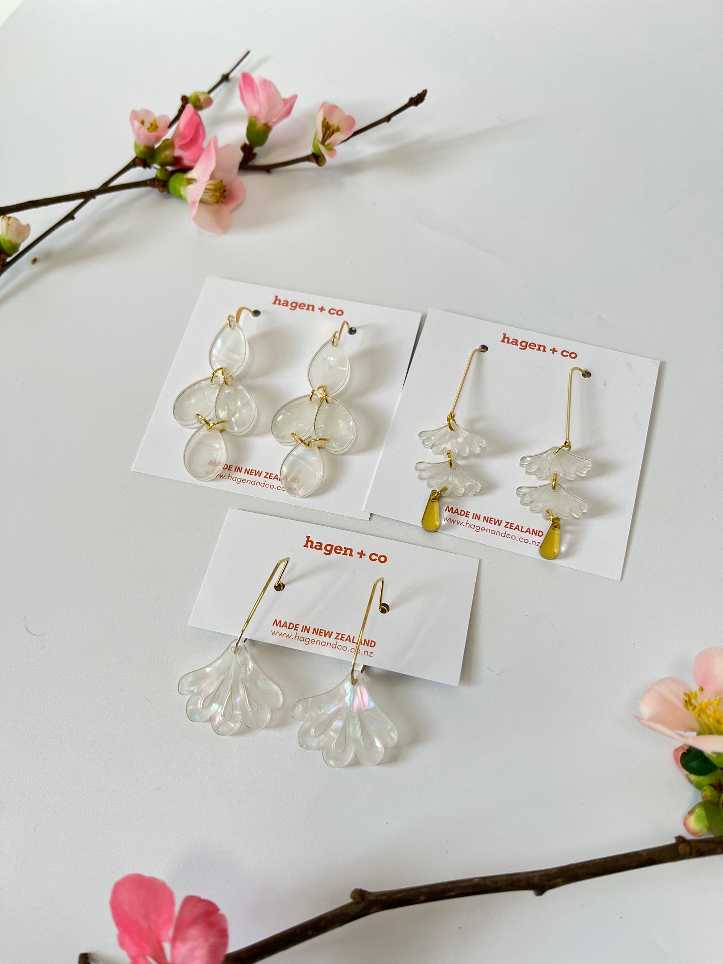 Wanderlust "Mumbai" Earrings - Pearl