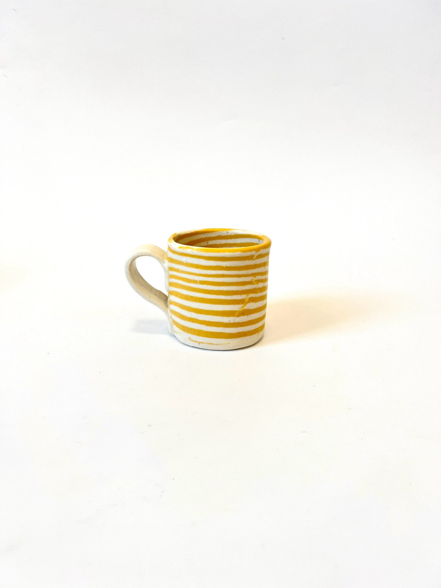 Ceramic Nerikomi Mug - Small - Yellow