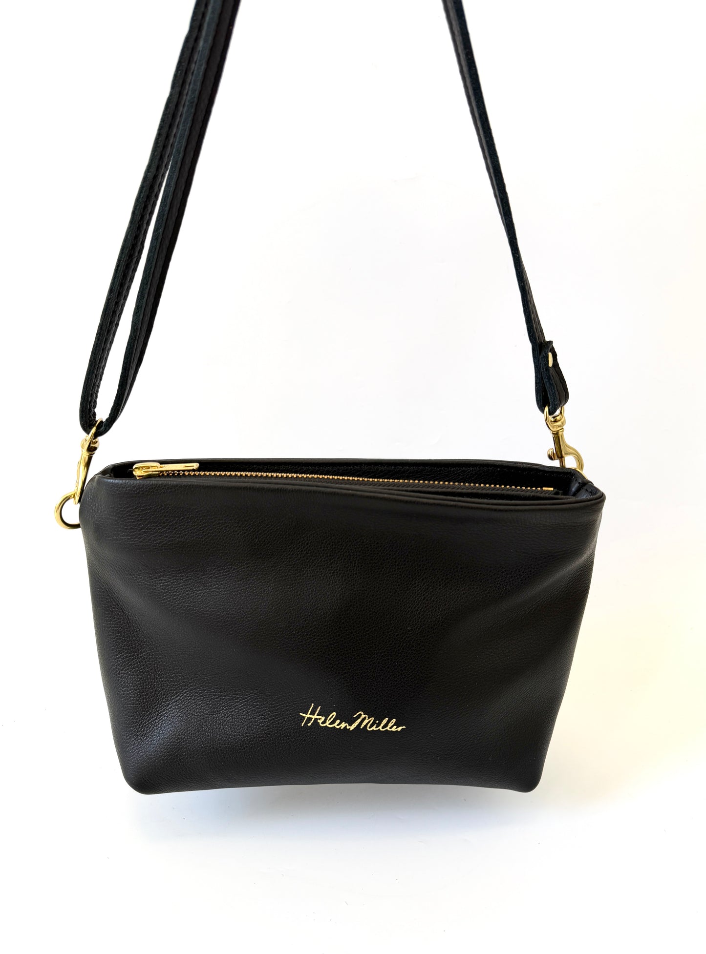 Grab 'n' Go handbag - Black Leather