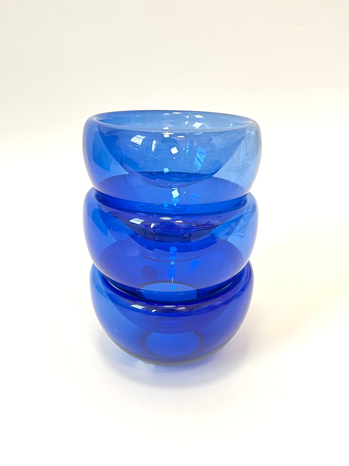Handblown Glass Mini "Fulvio" Bowl - Cobolt