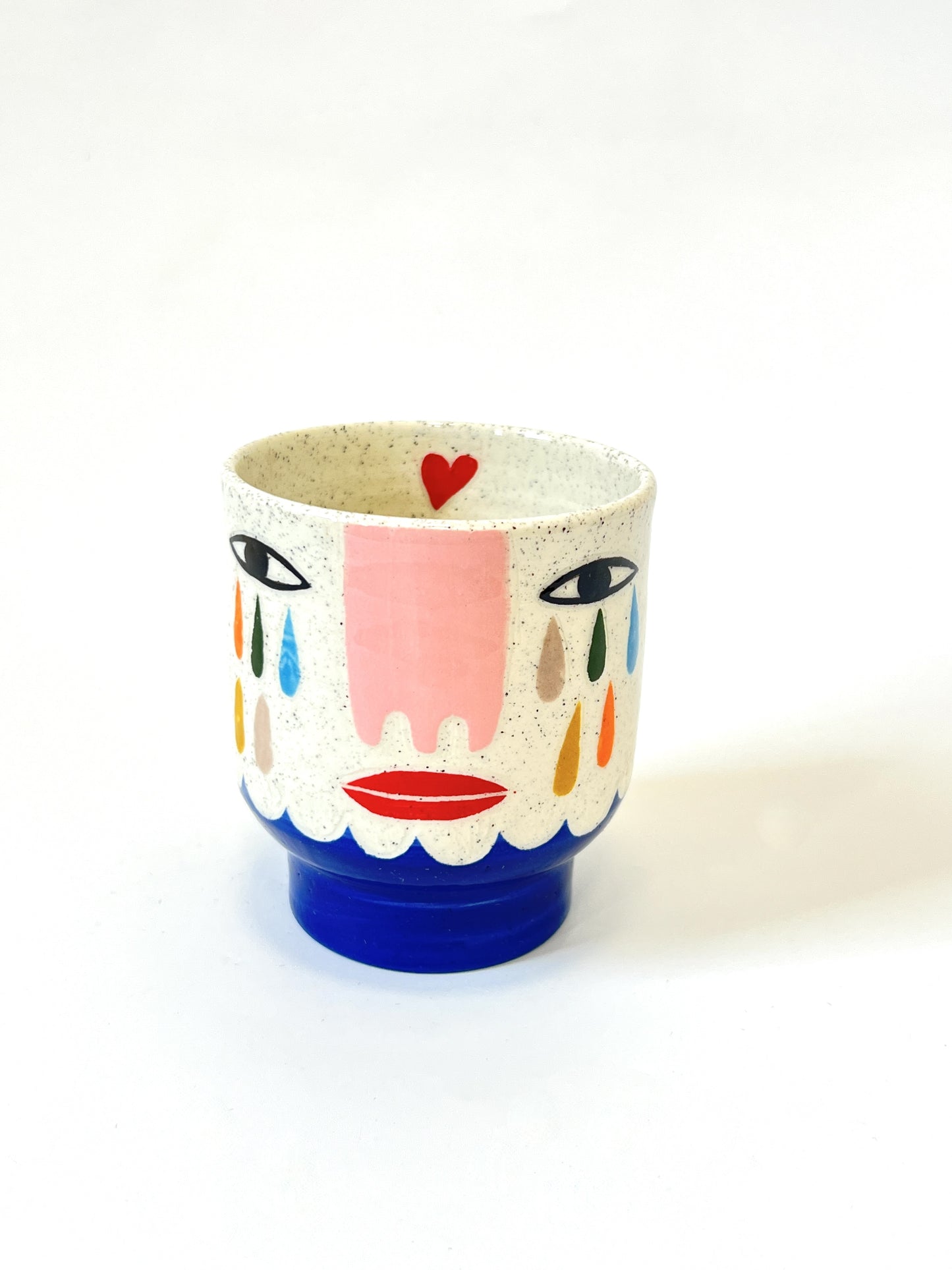 Ceramic Goblet by Studio Soph - Rainy Face
