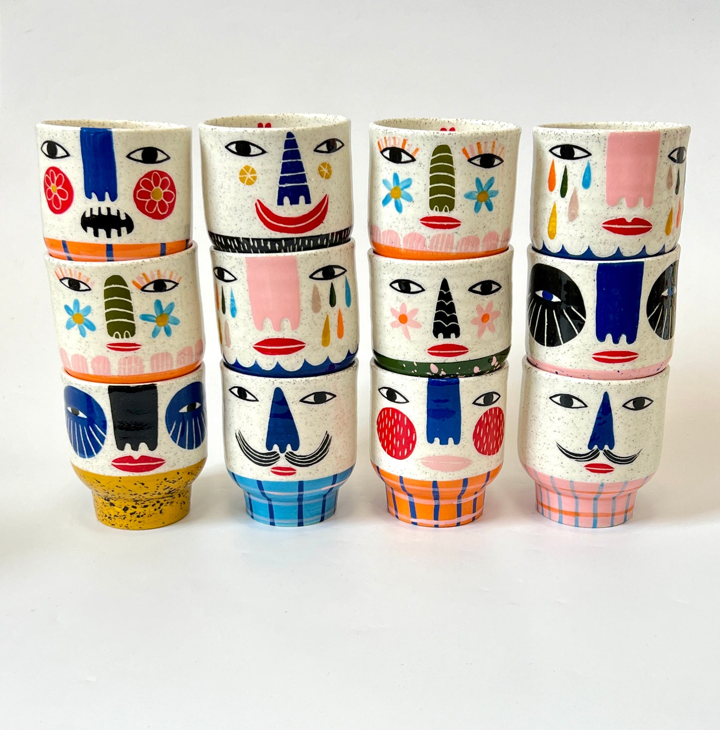 Ceramic Goblet by Studio Soph - Daisy Face