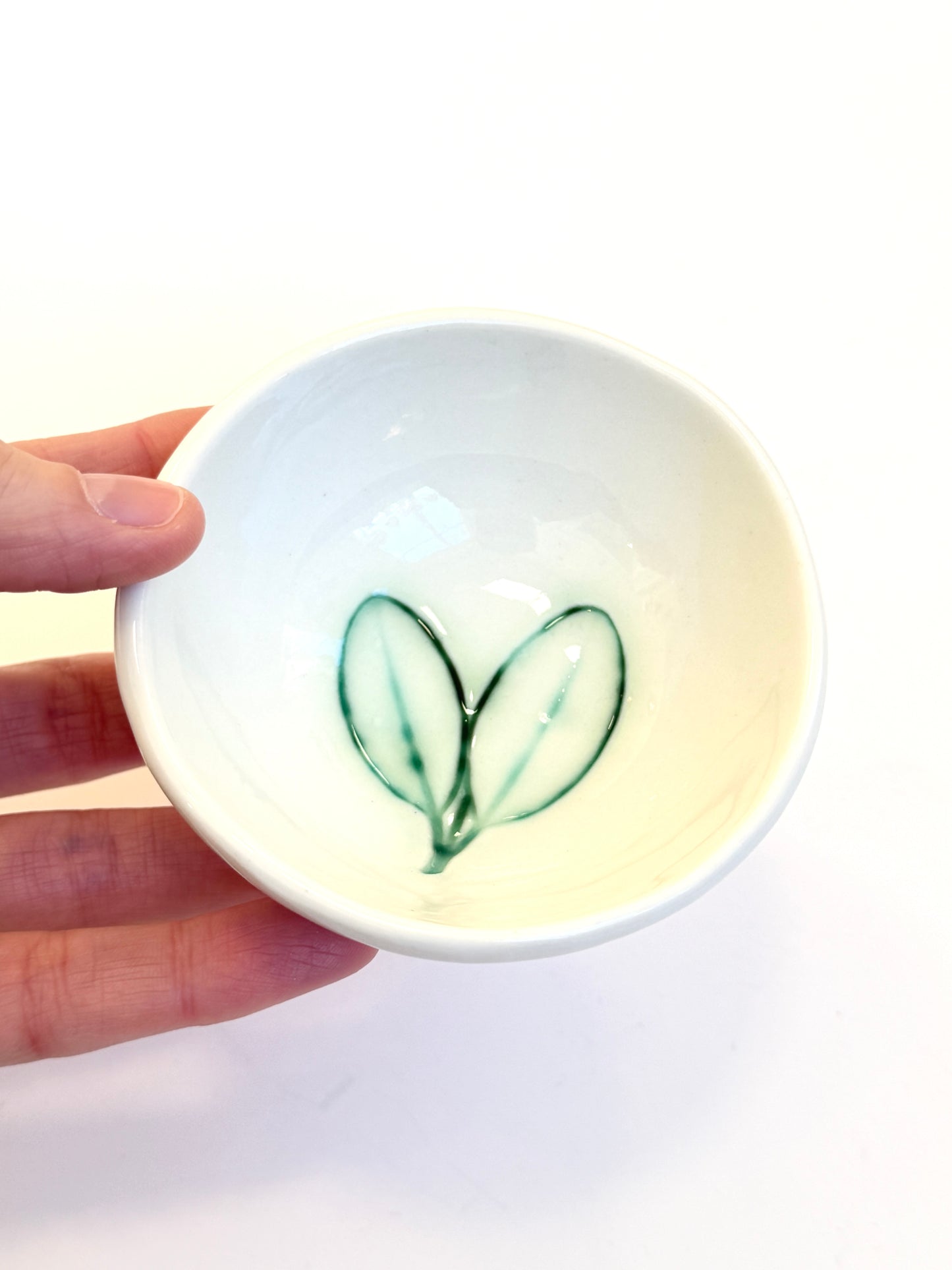 Porcelain Leaf Dish - assorted prints