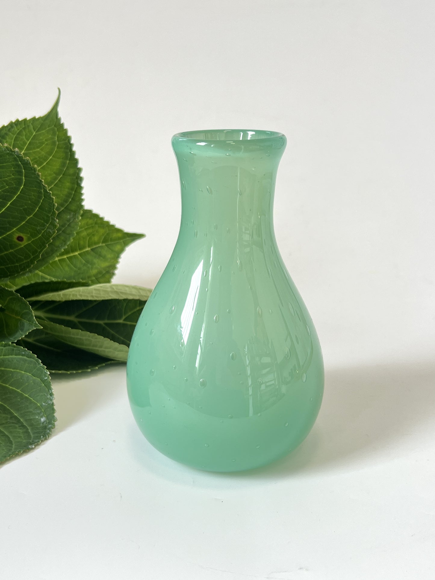 Opal Nile Green Mother's Day Vase by Keith Grinter - Exclusive to Inc Store