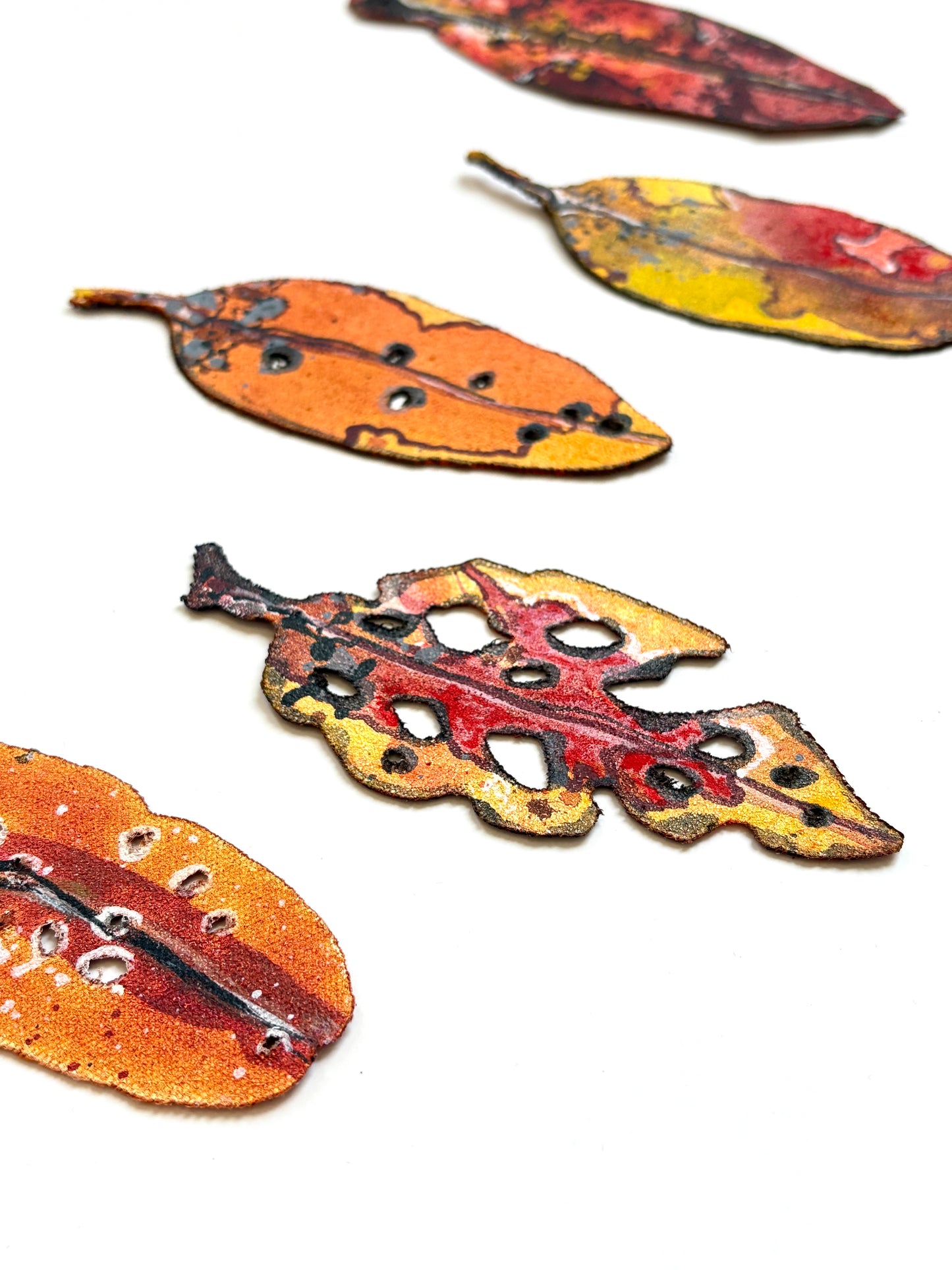 Tiny Pohutukawa Leaf (23439)