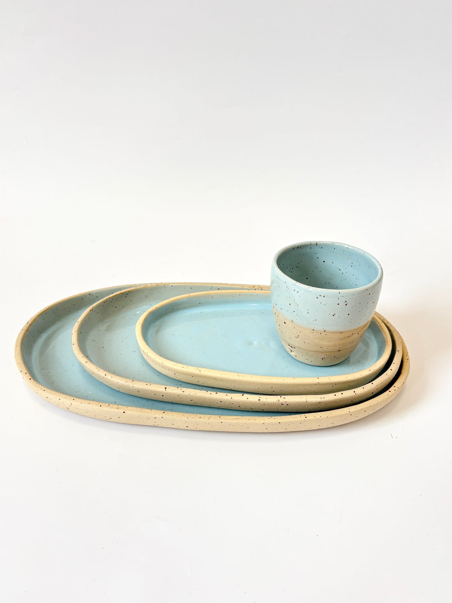 Ceramic Tray - Medium - Blue