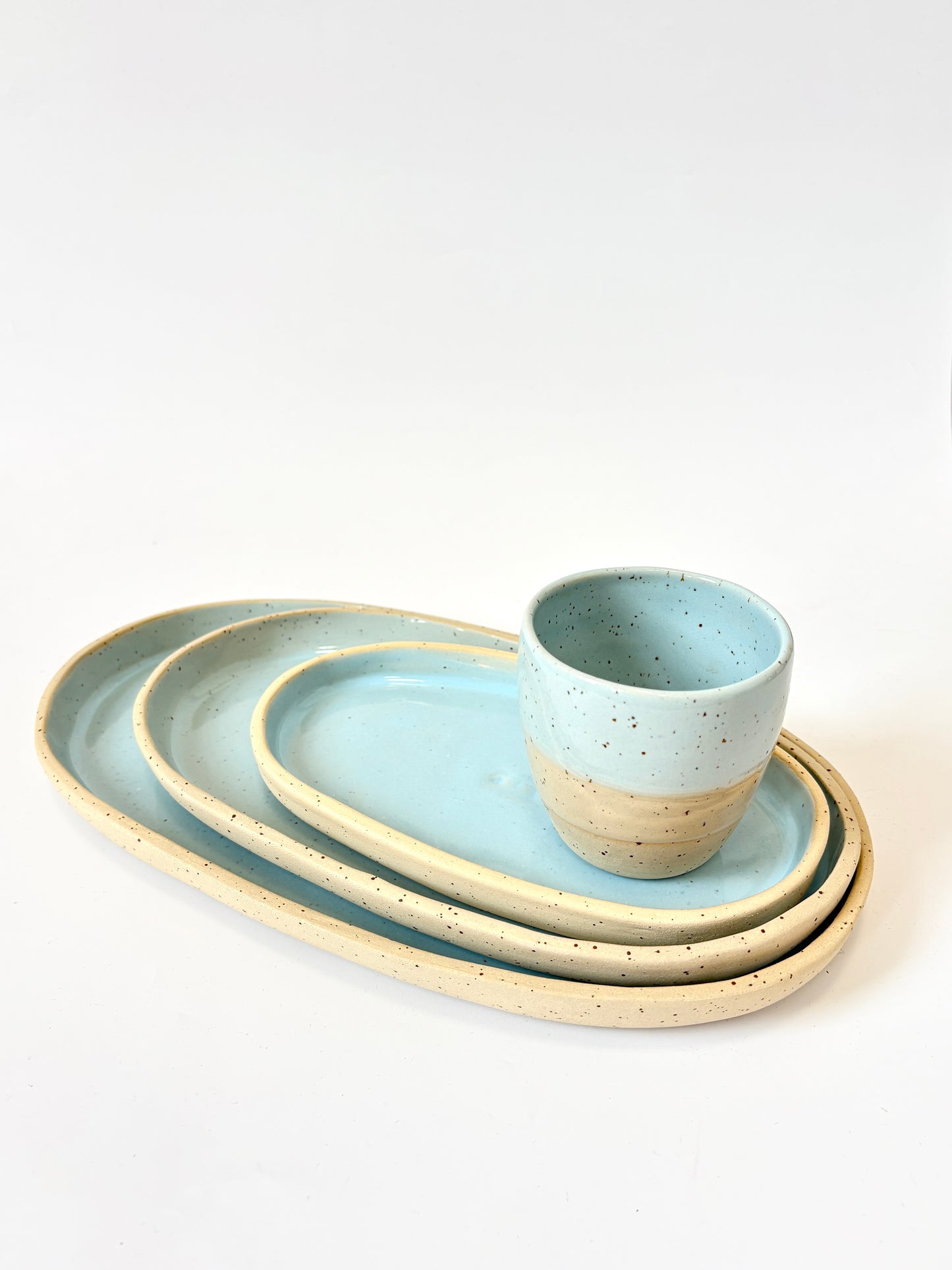 Ceramic Tray - Medium - Blue
