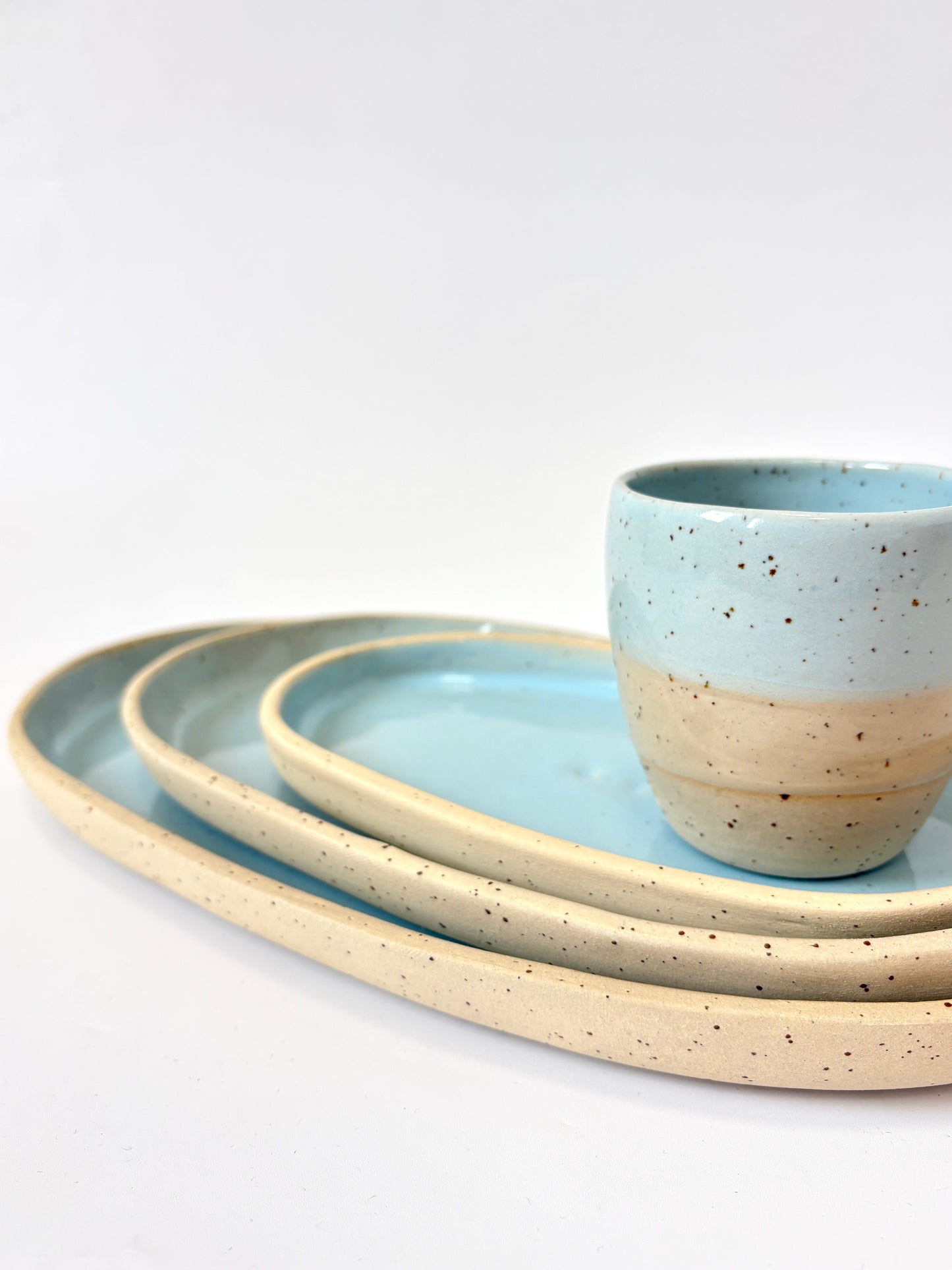 Ceramic Tray - Large - Blue