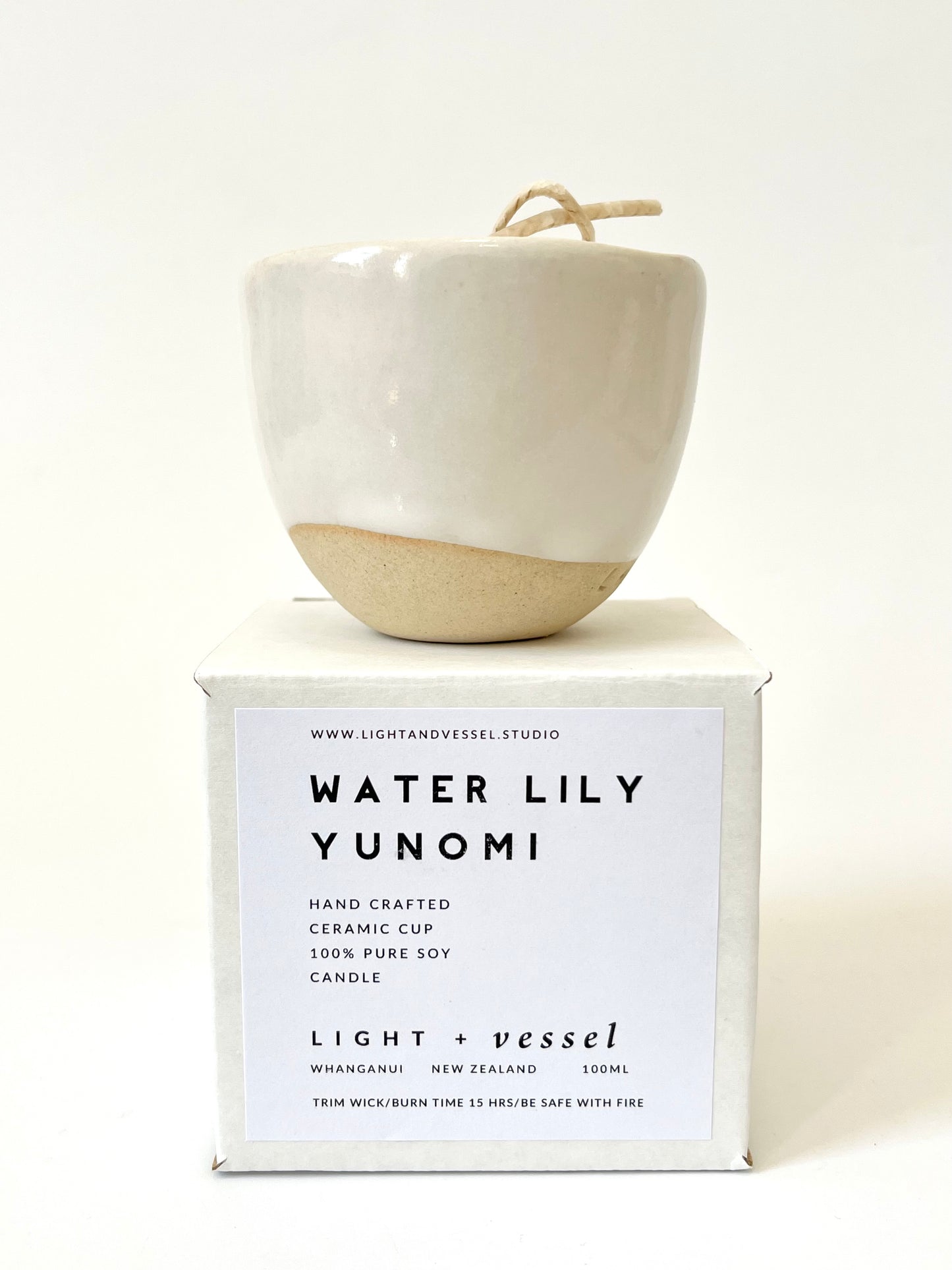 Water Lily Yunomi Soy Candle