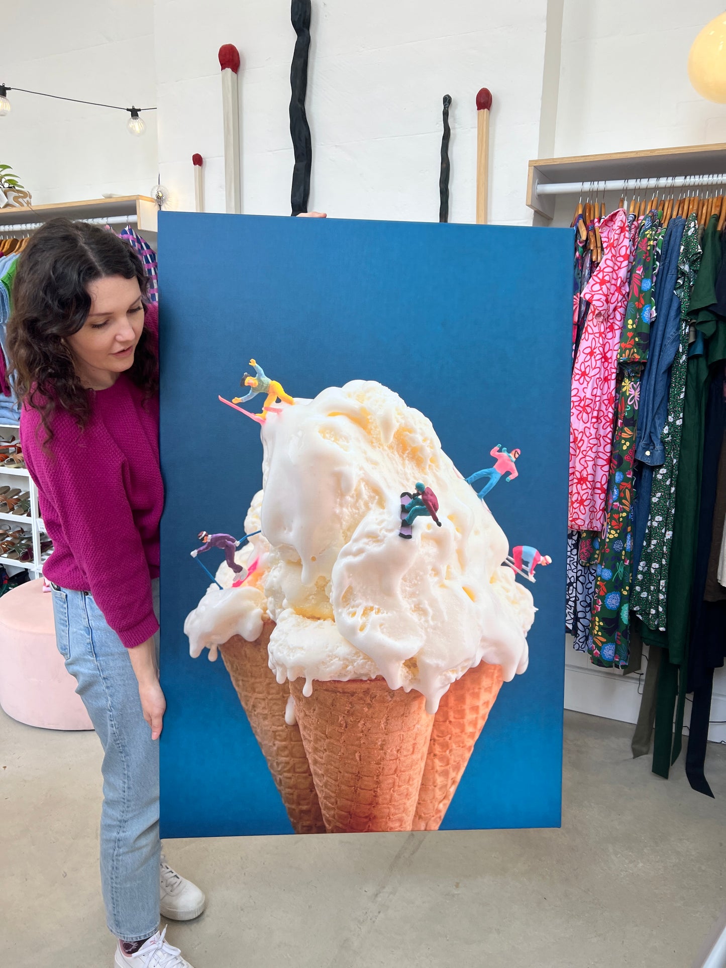 "Treble Cone" Large Canvas Print - 120cm x 80cm