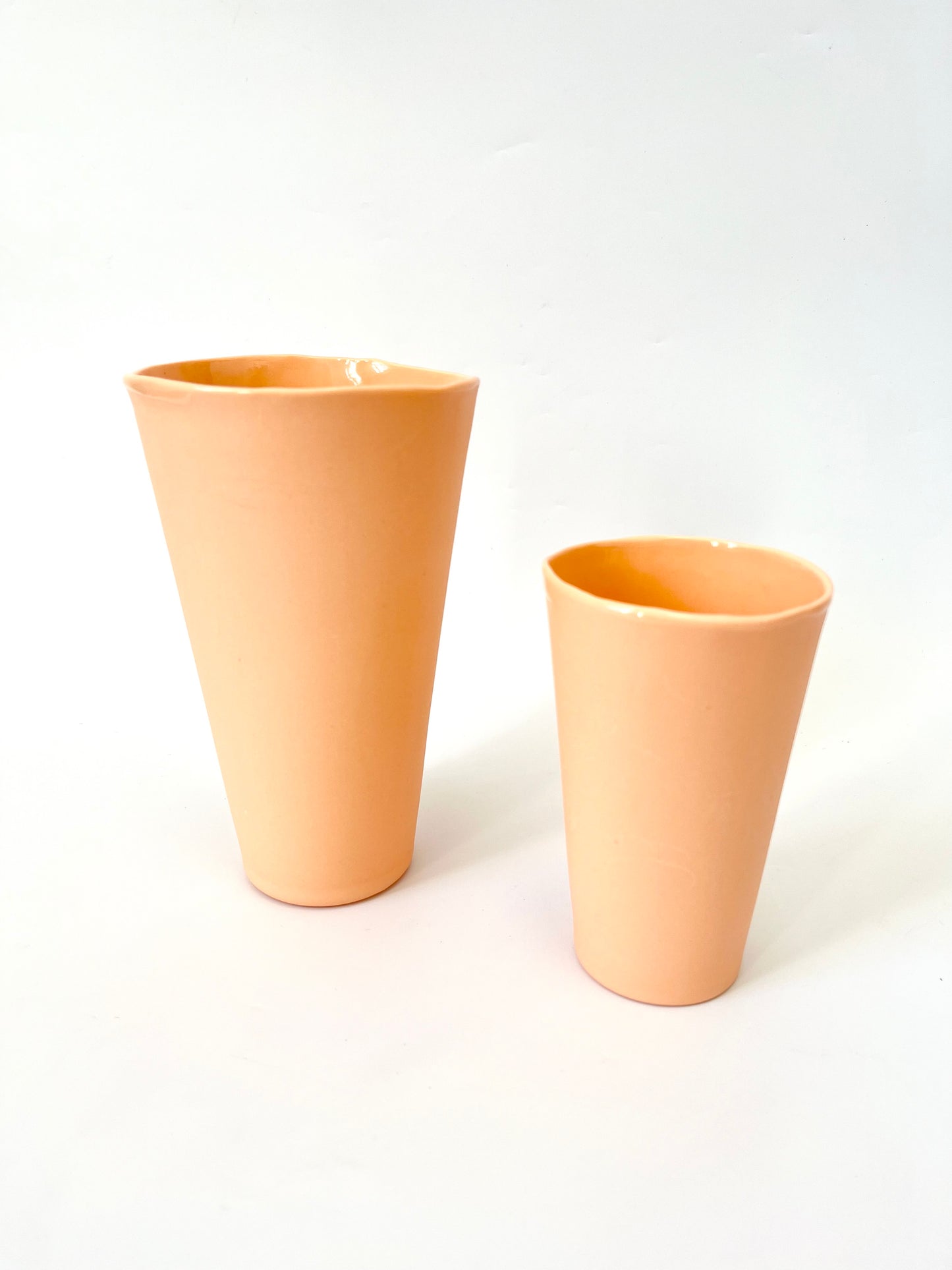 Cataloupe Vessel - One of a Kind Ceramic - Vase 10 x 18cm