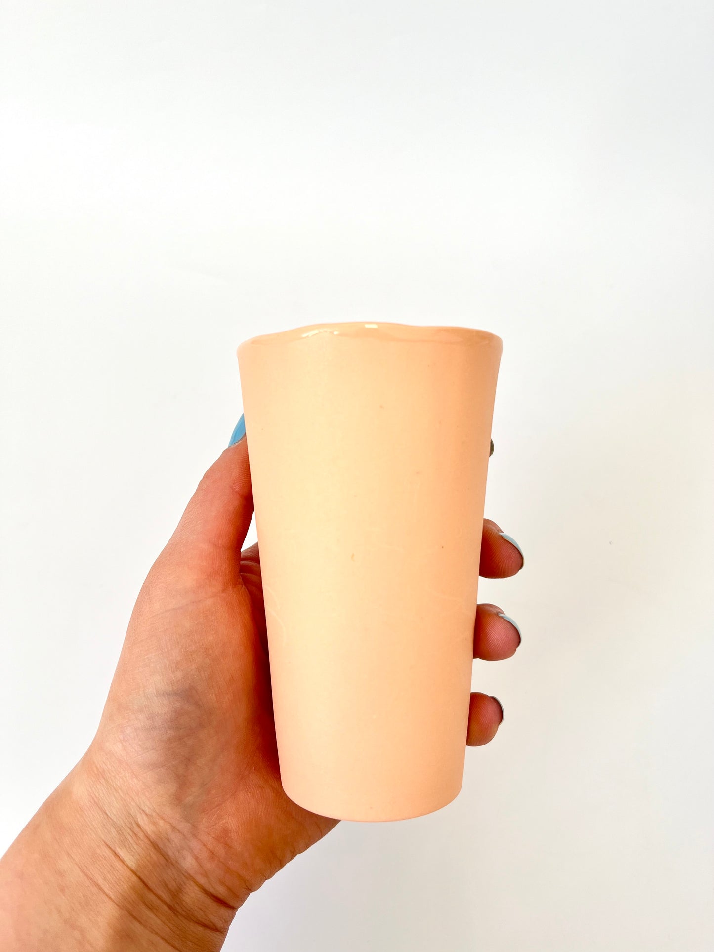 Cantaloupe Vessel - One of a Kind Ceramic - Medium 8 x12cm