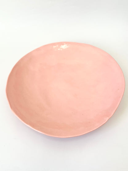 Marshmallow Pink Bowl - One of a Kind Ceramic - 27cm