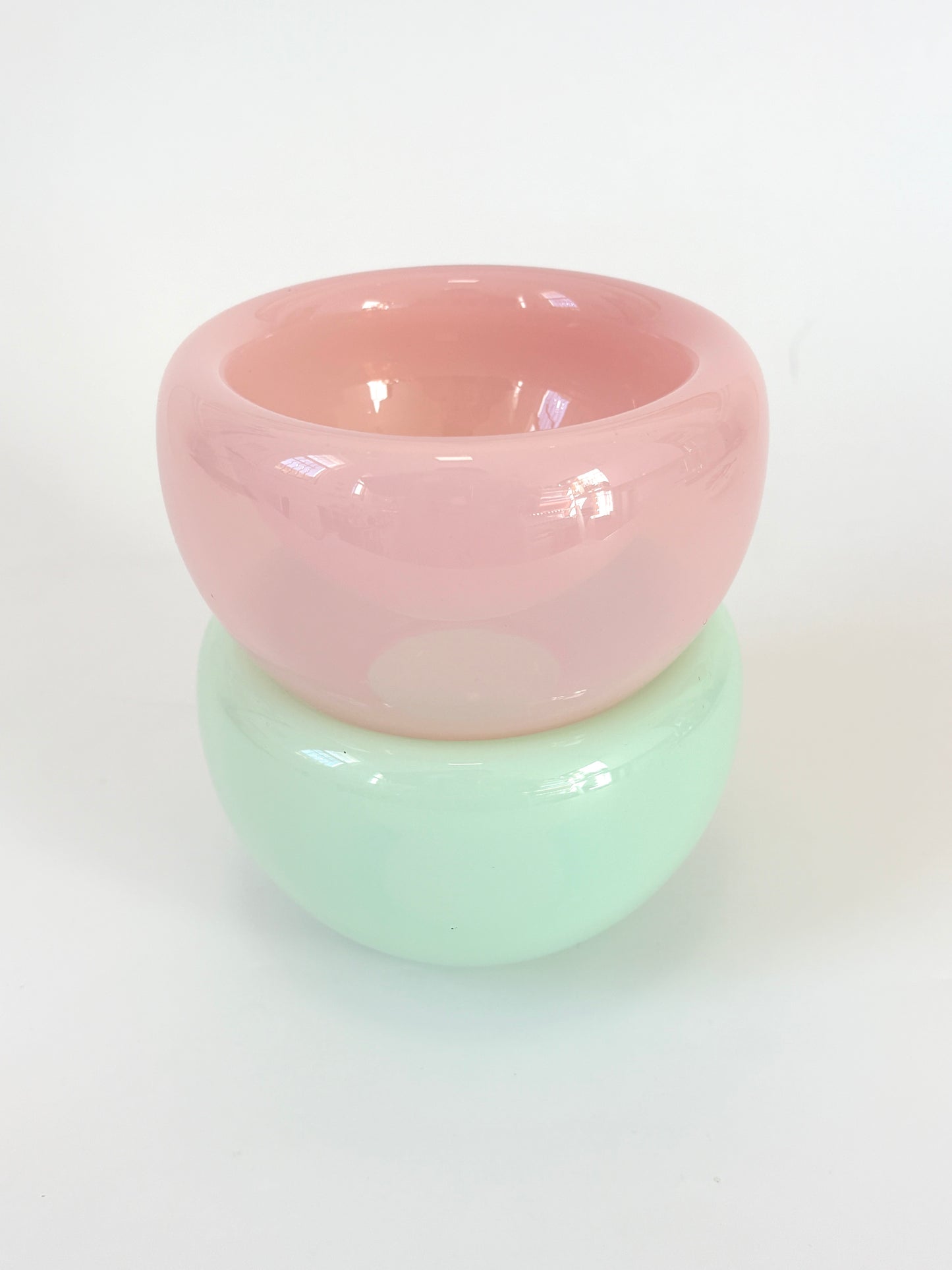 Handblown Glass Mini Fulvio Bowl - Pastel Pink