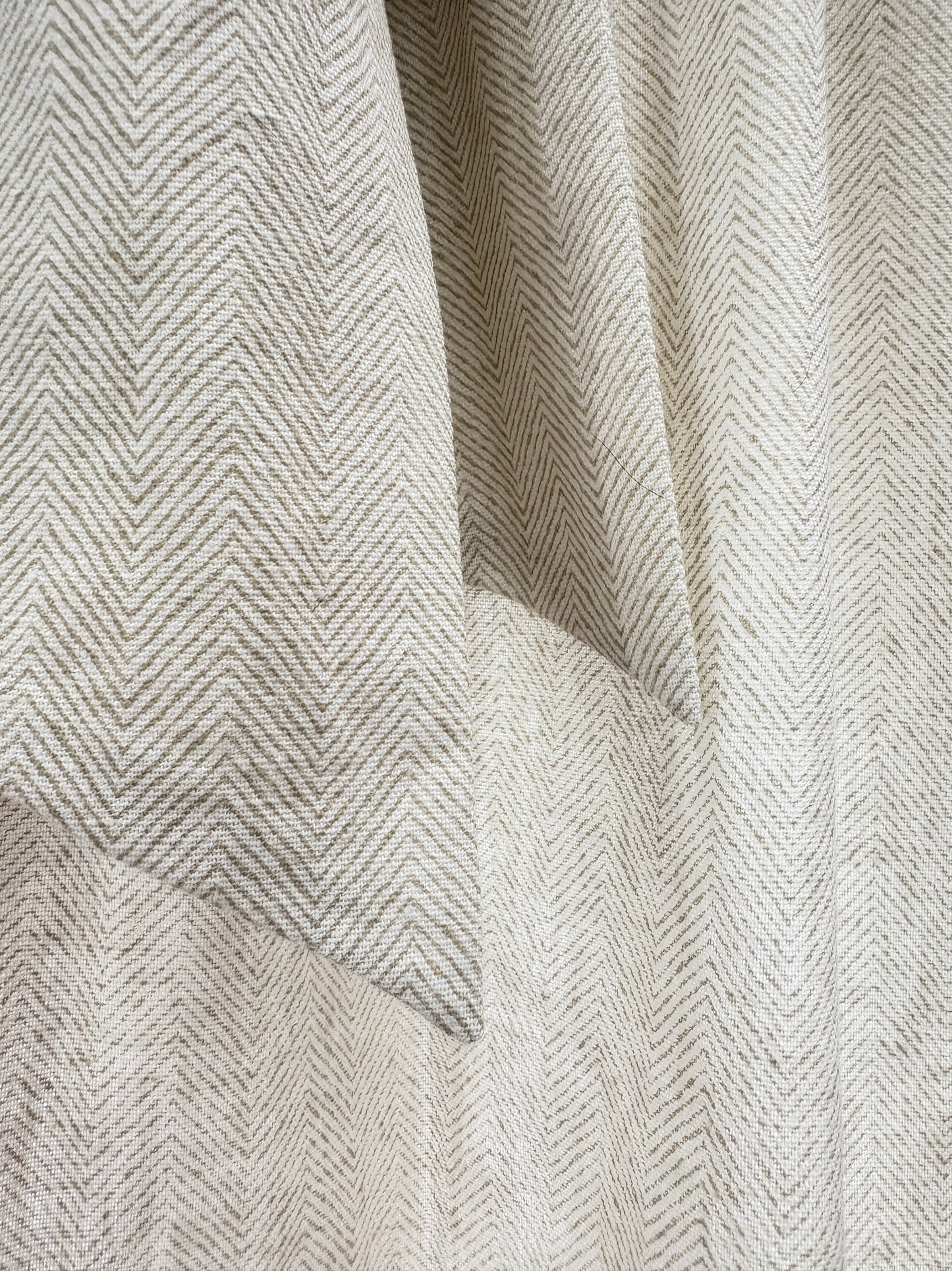 Long Sleeve Mollie Dress - Vanilla Chevron