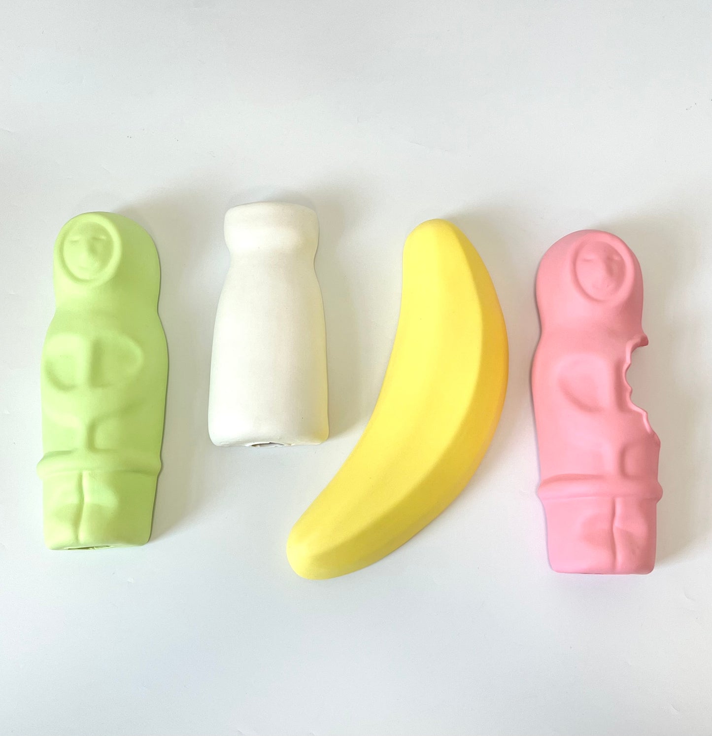 Porcelain "Banana" lolly artwork by Simon Lewis Wards