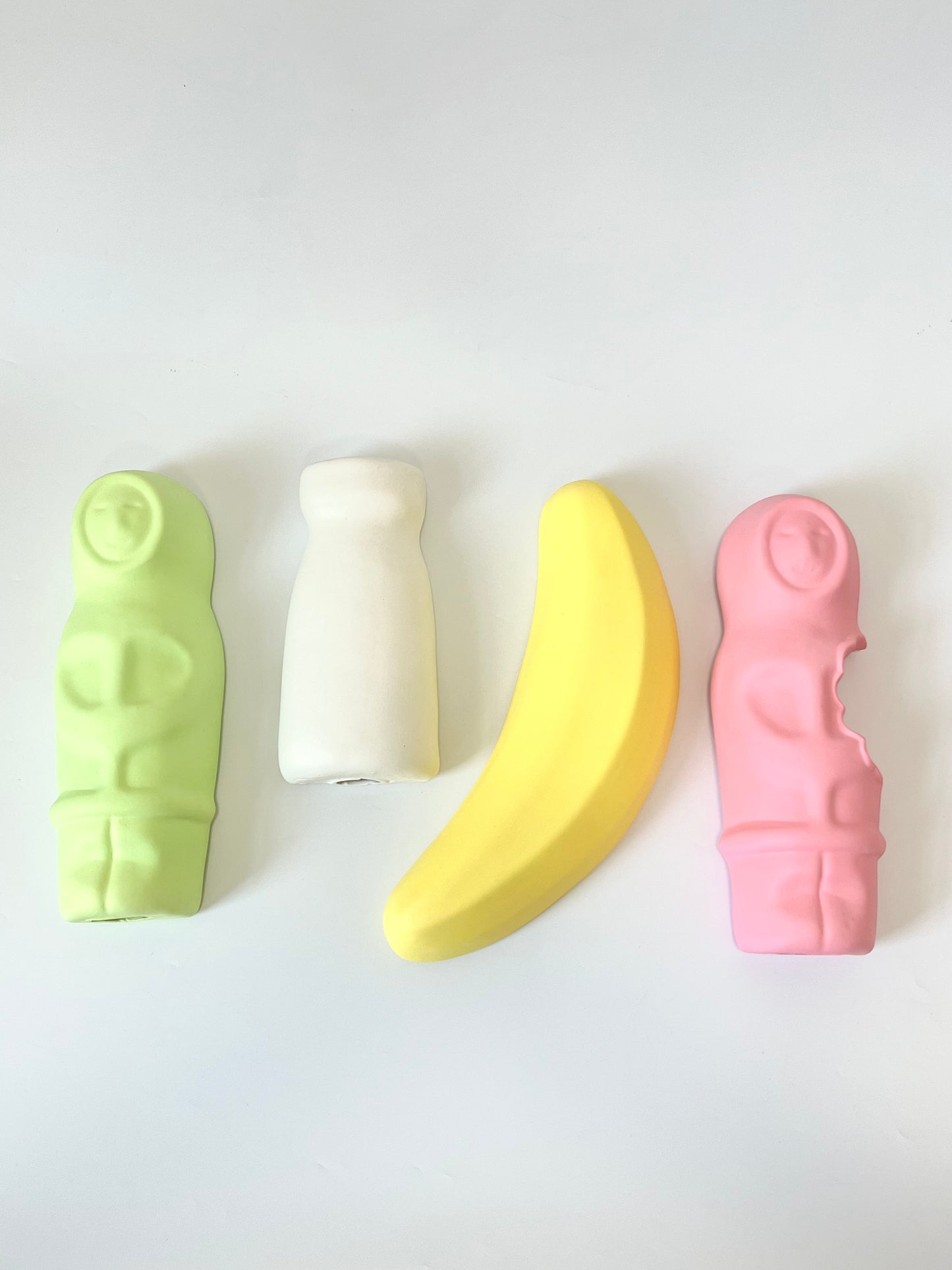 "Milk Bottle" In Porcelain