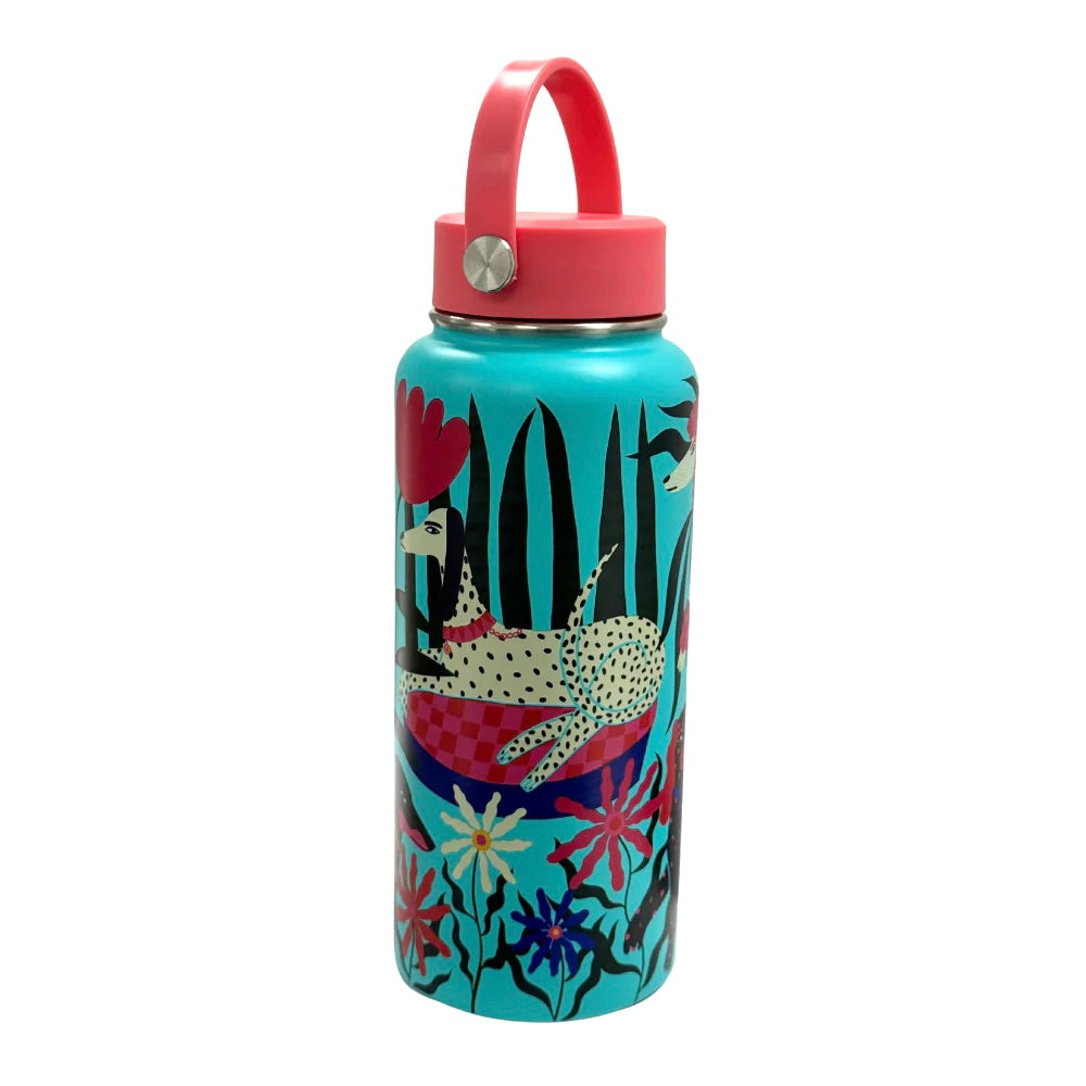 "Thirsty Bitch" Illustrated 1L Drink Bottle by Studio Soph