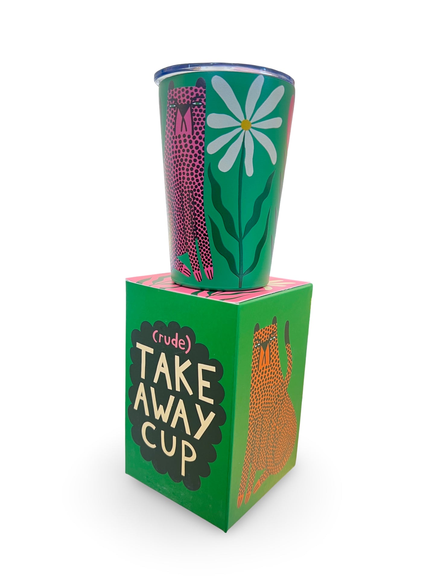 "Fuck Off" Illustrated Takeaway Cup by Studio Soph