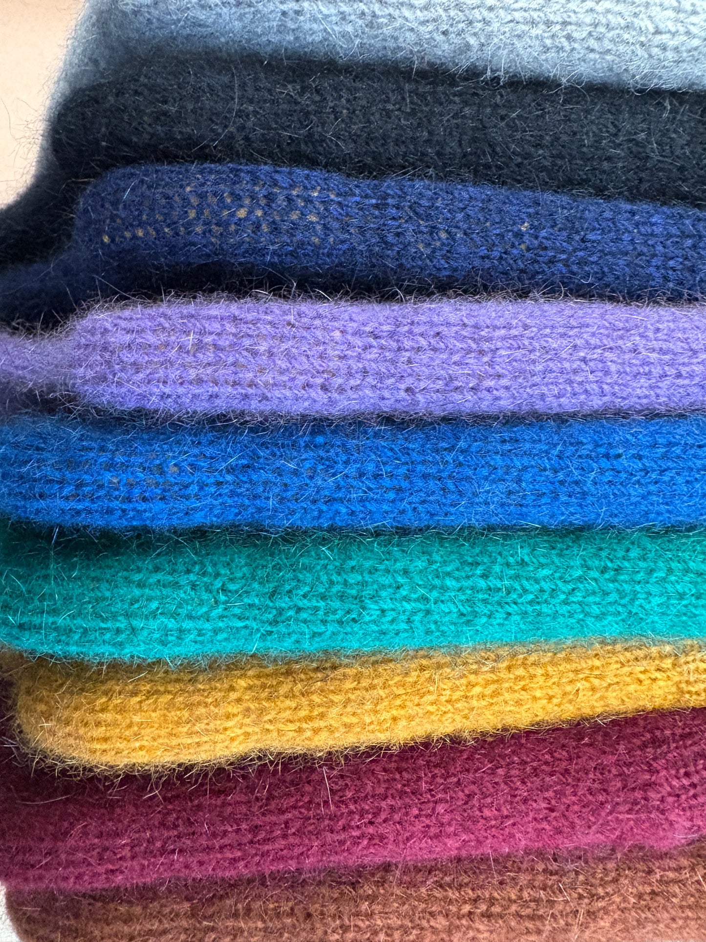 Possum Merino Poncho - Lagoon