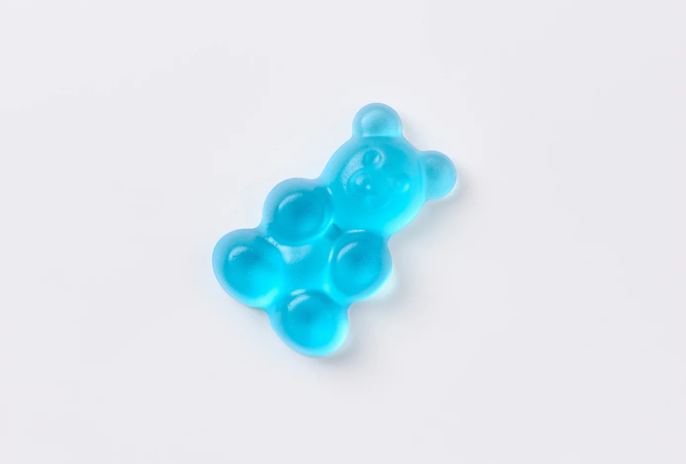 Pale Blue Gummy Bear - Glass Candy Artwork by Simon Lewis Wards